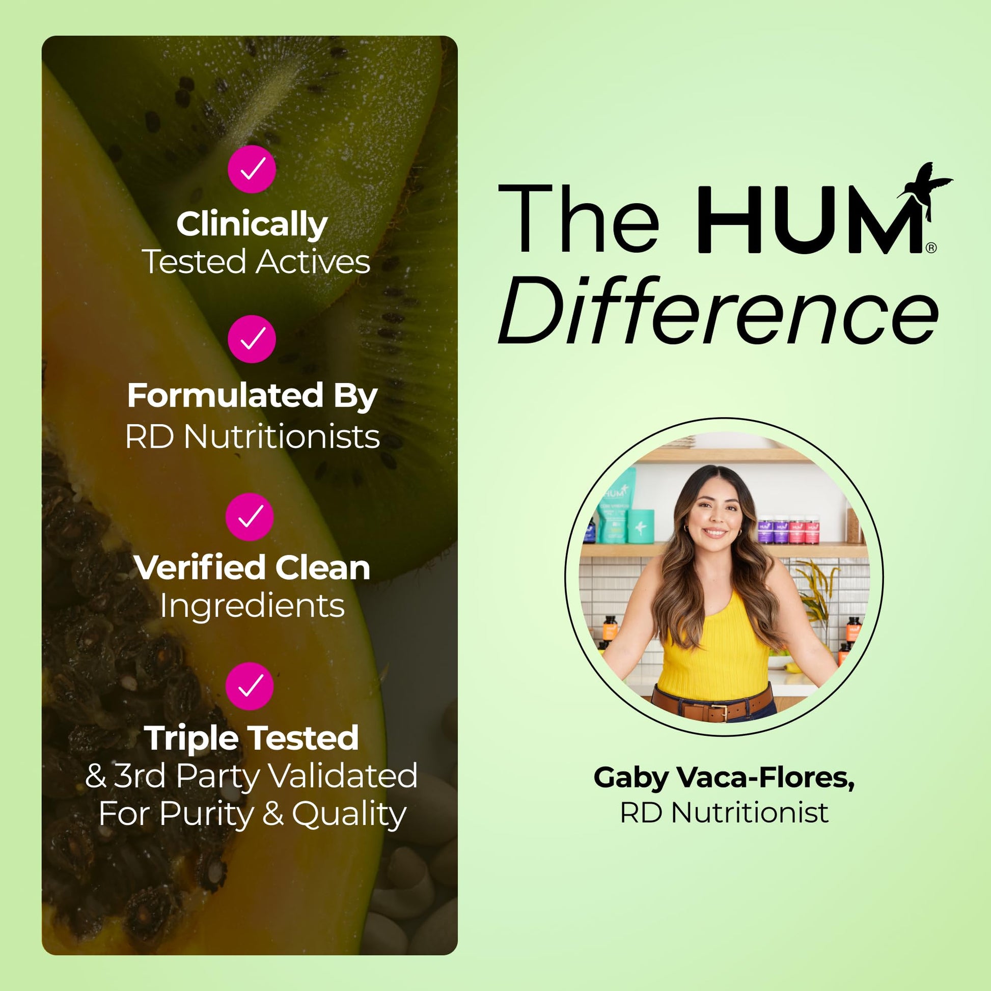 HUM Gut Instinct Daily Probiotics for Women and Men, Digestive Health, Lactobacillus, Bifidobacterium Strains for Immune Support, Probiotic Supplement for Healthy Gut Diversity, 30 Capsules HUM uk supplements