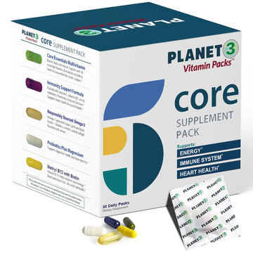 Daily Vitamin Packs for Men & Women – Immune, Energy & Heart Support with Vitamin D3, Omega-3, Probiotics, Methyl B12 & Vitamin C Planet 3 uk supplements