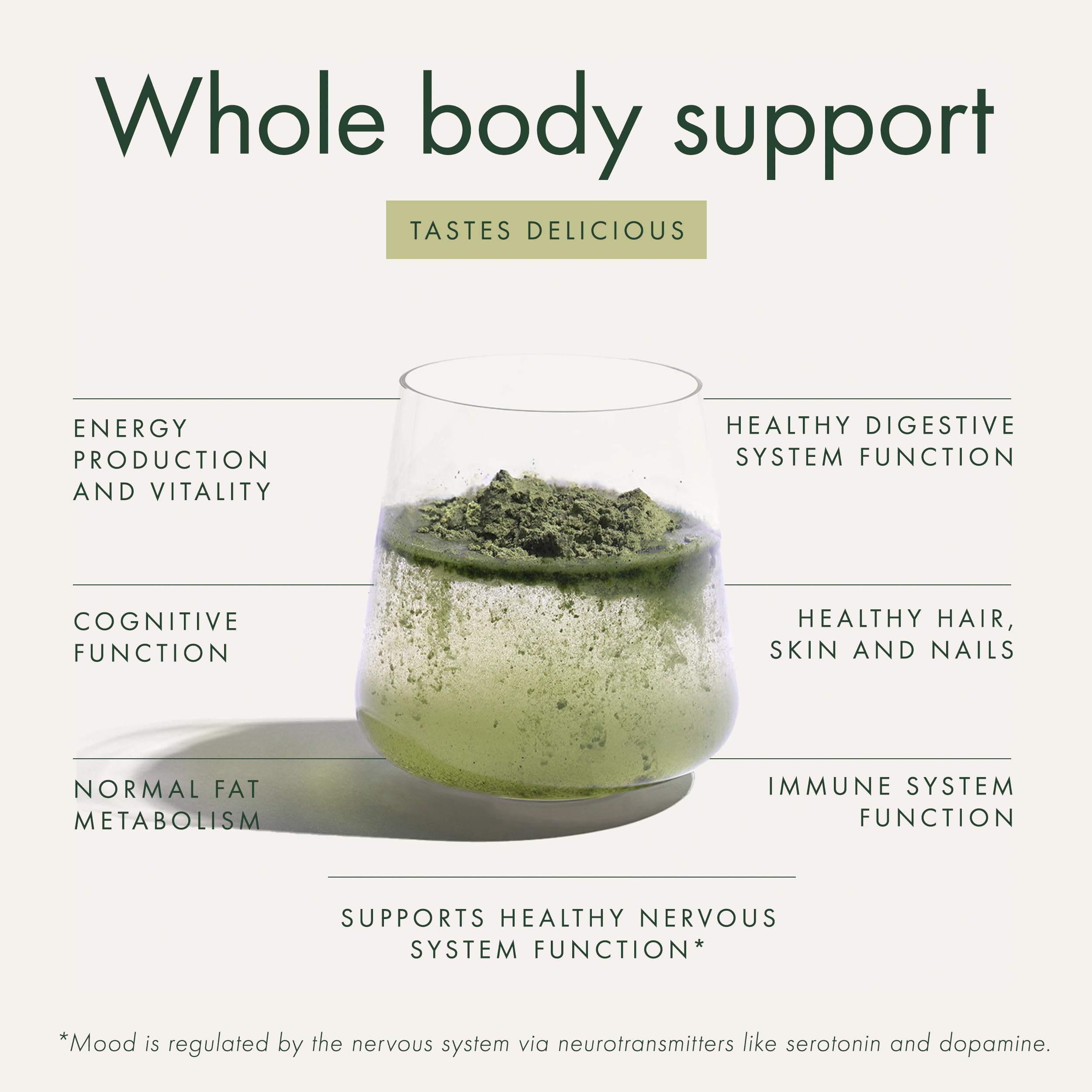 WelleCo The Super Elixir, Daily Greens Powder with Probiotics, Superfoods & Whole Foods, Unflavored Drink Mix for Gut Health, Immunity, Energy, Skin & Hair, 10.5oz Jar WelleCo uk supplements