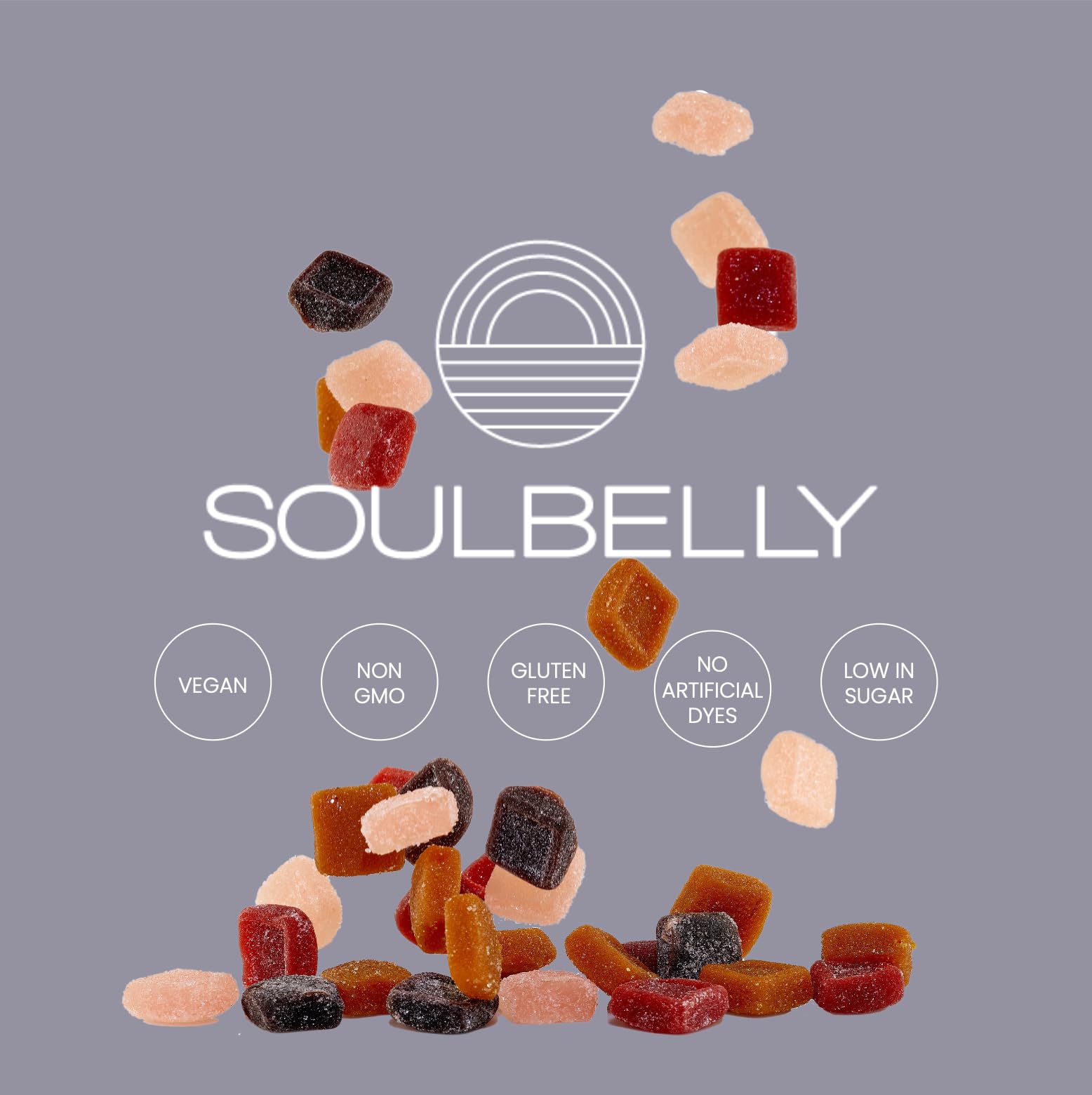 SOULBELLY Super Immunity | Remedy Vitamin Gummies for Immune Support | Vegan | Gluten-Free | Non-GMO | 60 Count SOULBELLY uk supplements