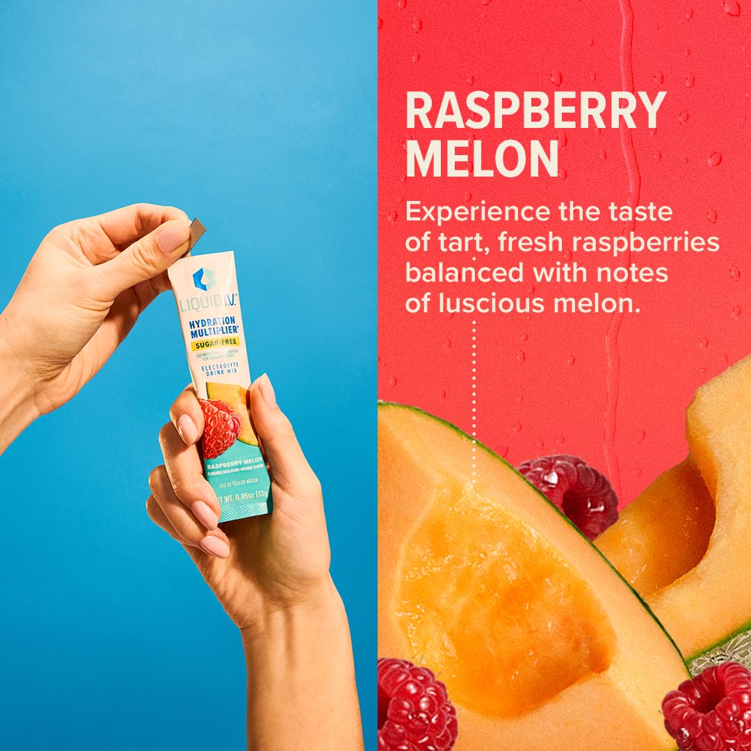 Liquid I.V. Sugar-Free Hydration Multiplier - Raspberry Melon – Hydration Powder Packets Liquid I.V. uk supplements