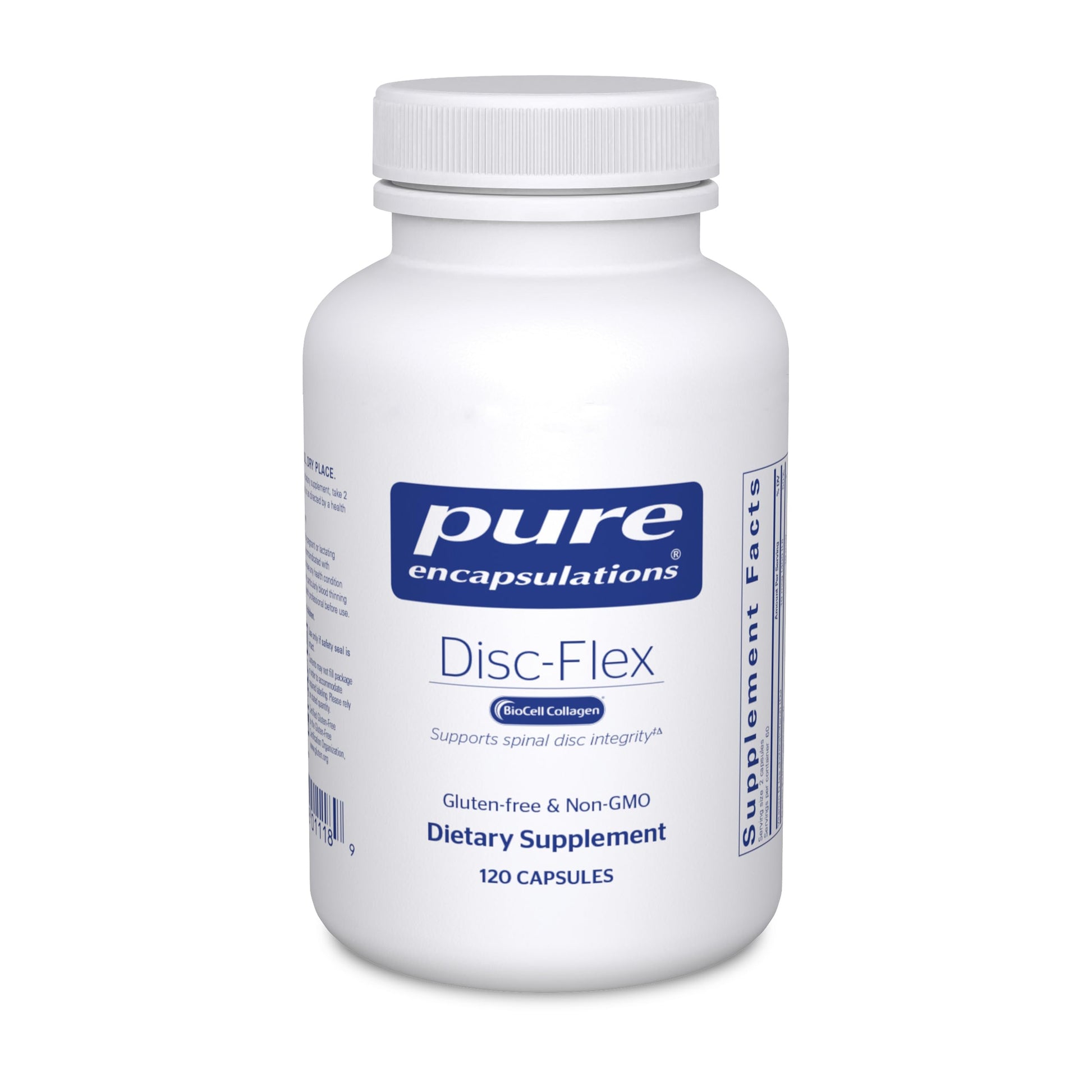 Pure Encapsulations Disc-Flex - Bone & Musculoskeletal Health Dietary Supplement - Supports Spinal Disc Strength & Flexibility* - Vegetarian & Gluten Free - 120 Capsules Pure Encapsulations uk supplements