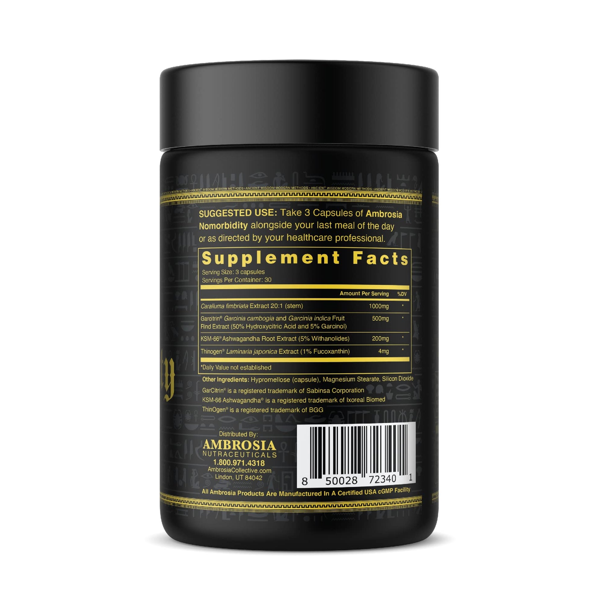 Ambrosia Nomorbidity Advanced Appetite Control & Hunger Management Formula Ambrosia uk supplements