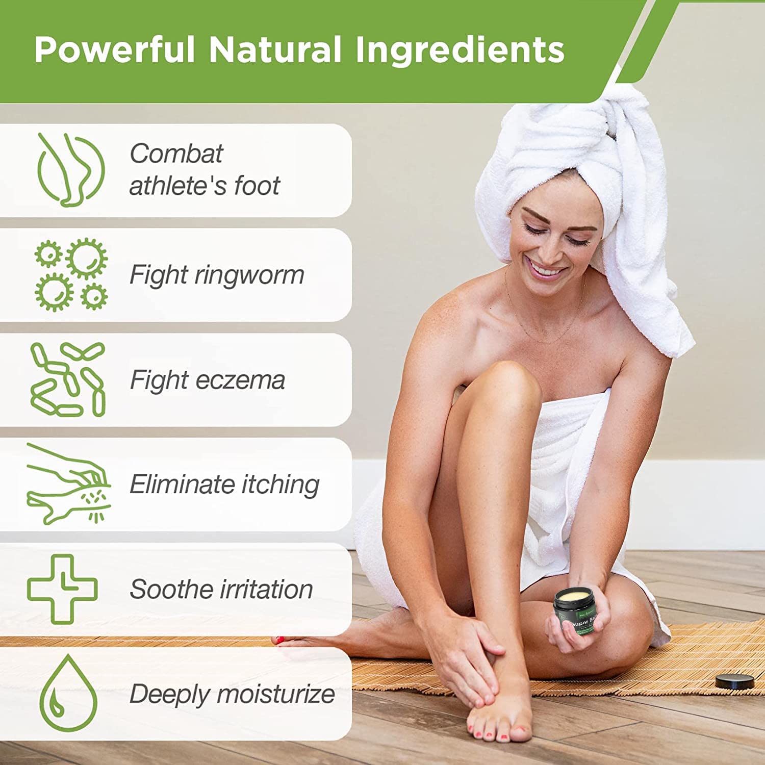 DAILY REMEDY Tea Tree Oil Extra Strength Super Balm - Athletes Foot Cream Combats DAILY REMEDY uk supplements