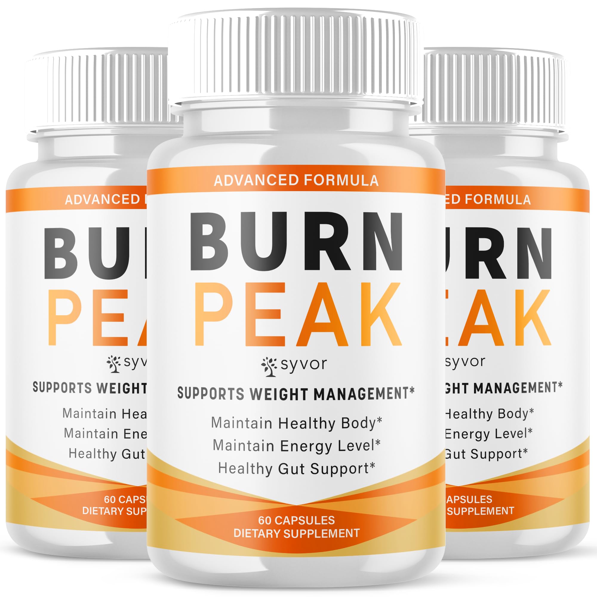 (3 Pack) Burn Peak Capsules, Official Burnpeak Pink Salt Pills with All Natural Ingredients, Advanced BurnPeak Health Supplement with Premium Vitamins for Active Lifestyle Support (180 Capsules) Syvor uk supplements