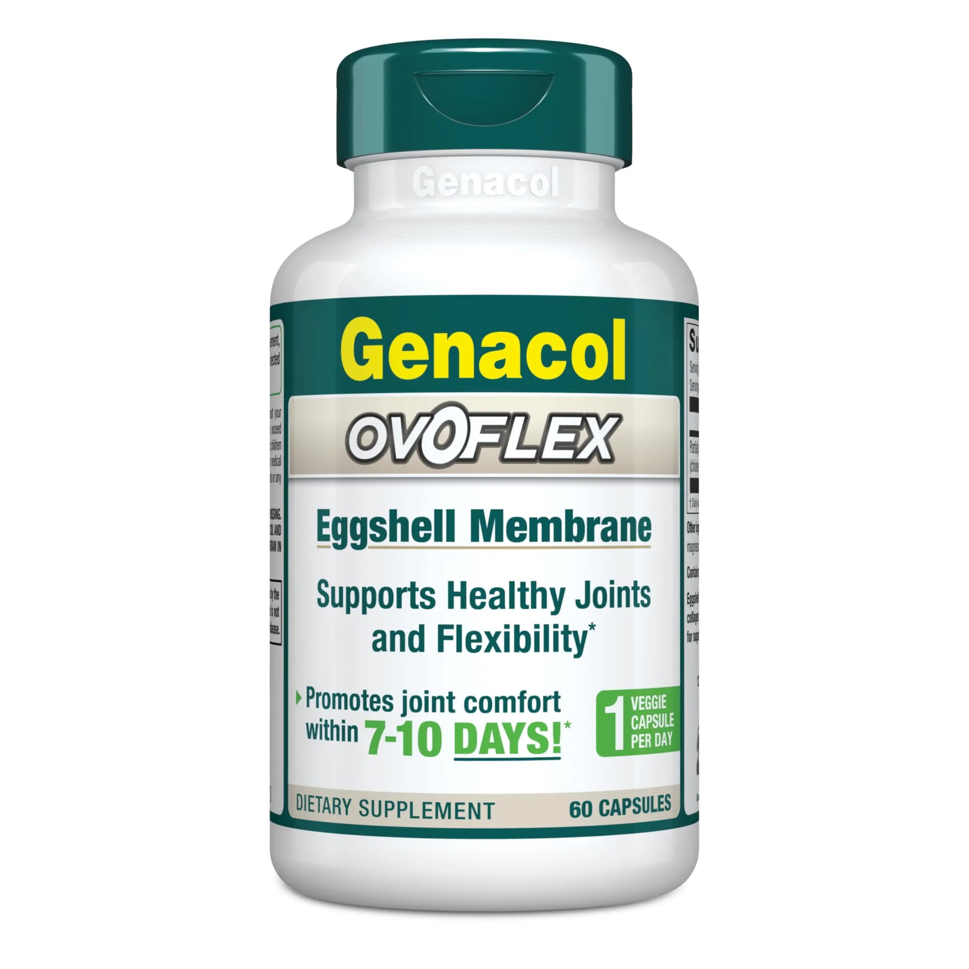 Genacol Ovoflex – Natural Eggshell Membrane Supplement, Support Healthy Joints & Flexibility, Vegetarian Solution for Joint Care, Results in 7 Days, Value Pack, 60 Capsules (60-Day Supply) Genacol uk supplements