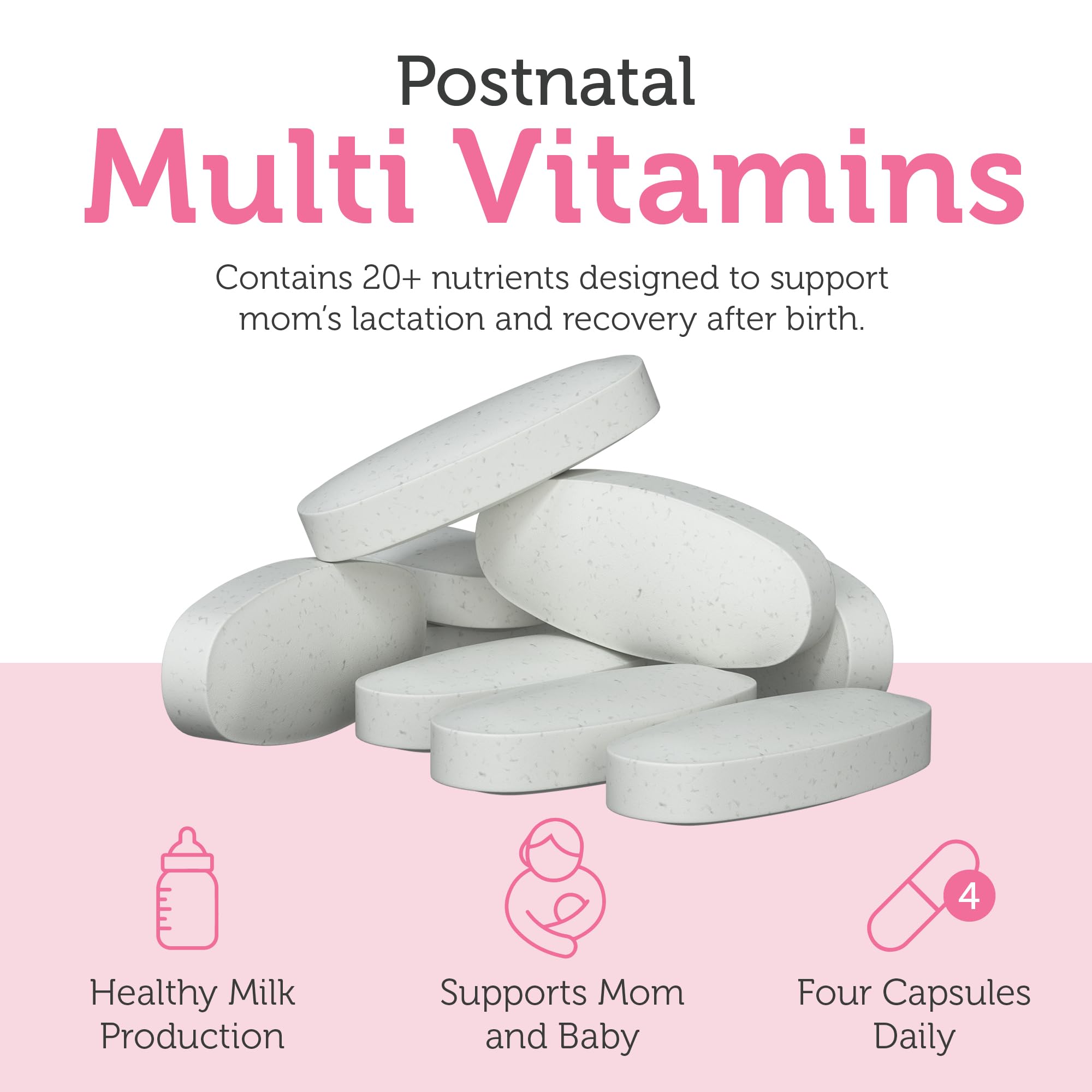 Zahler Postnatal Flow for Advanced Lactation Support, Breastfeeding + Postnatal Support, 120 Tablets. Zahler uk supplements