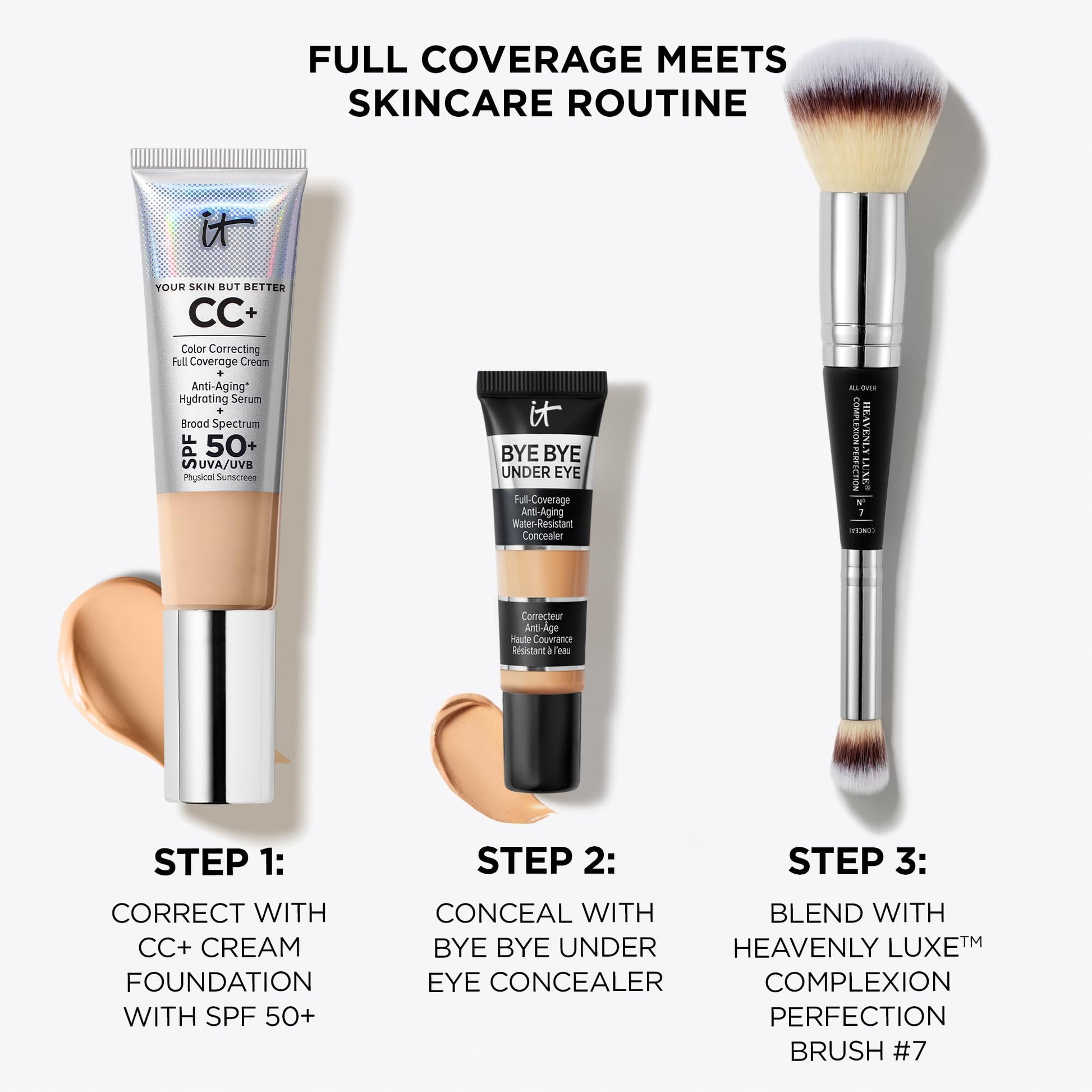 IT Cosmetics Bye Bye Under Eye Concealer (Light Nude) - Water-Resistant, Full Coverage Brightening Concealer For Dark Circles, Fine Lines, Redness & Discoloration, Anti-Aging, 24H Wear - 0.4 fl oz IT Cosmetics uk supplements