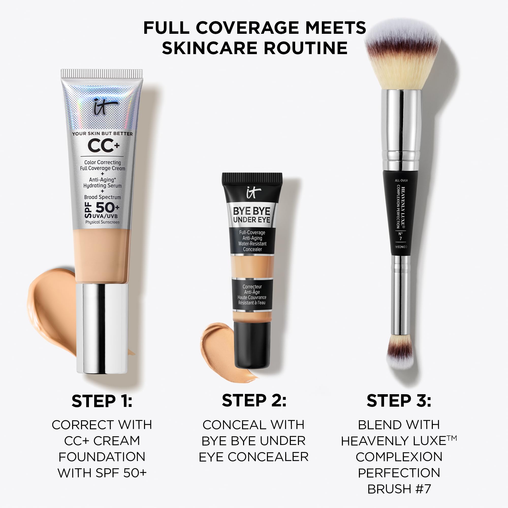 IT Cosmetics Bye Bye Under Eye Concealer (Light Nude) - Water-Resistant, Full Coverage Brightening Concealer For Dark Circles, Fine Lines, Redness & Discoloration, Anti-Aging, 24H Wear - 0.4 fl oz IT Cosmetics uk supplements