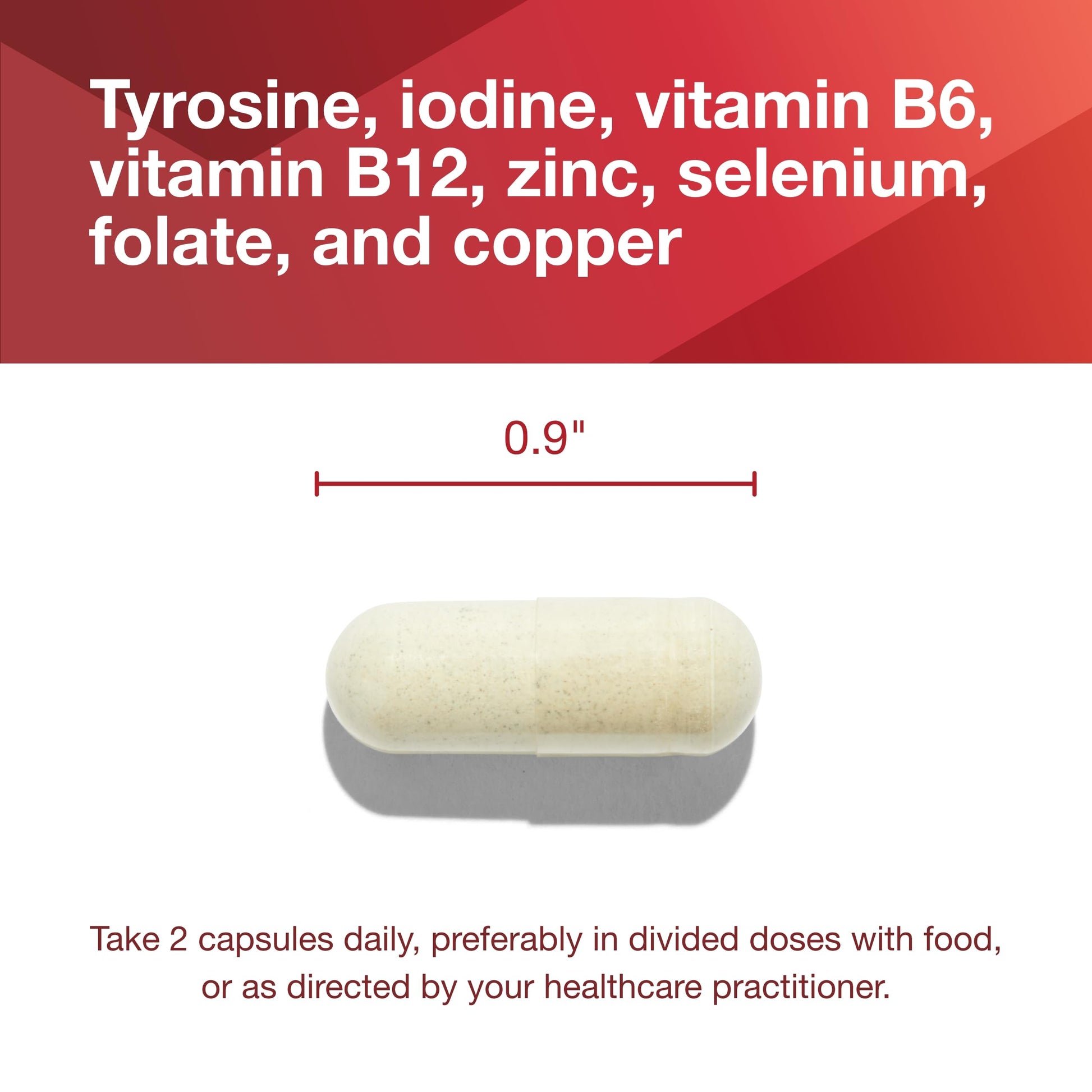 PROTOCOL FOR LIFE BALANCE Ortho Thyroid - Supports Healthy Thyroid Function* - with Ashwagandha, Zinc & Selenium - Non-GMO & Kosher - 90 Veg Capsules PROTOCOL FOR LIFE BALANCE uk supplements