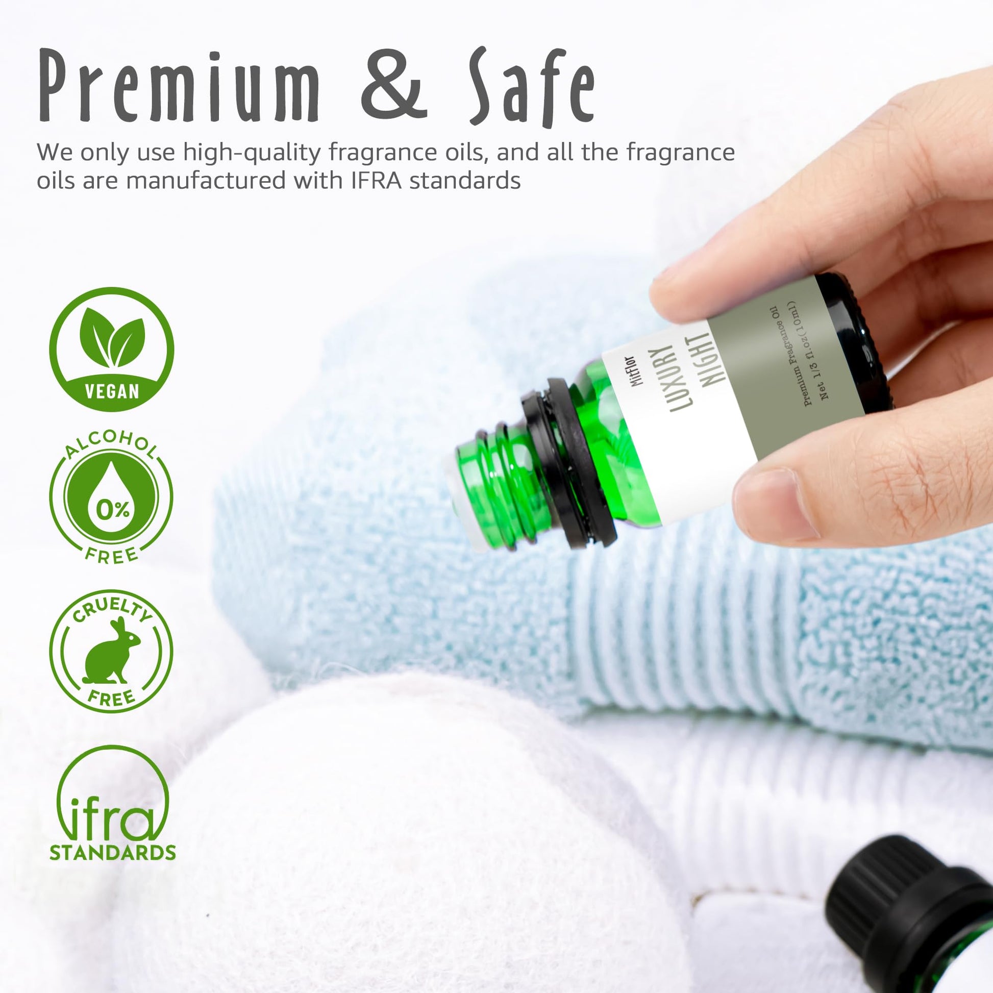 Fragrance Oils, MitFlor Hotel Collection Diffuser Oil for Home, Soap & Candle Making Scents MitFlor uk supplements