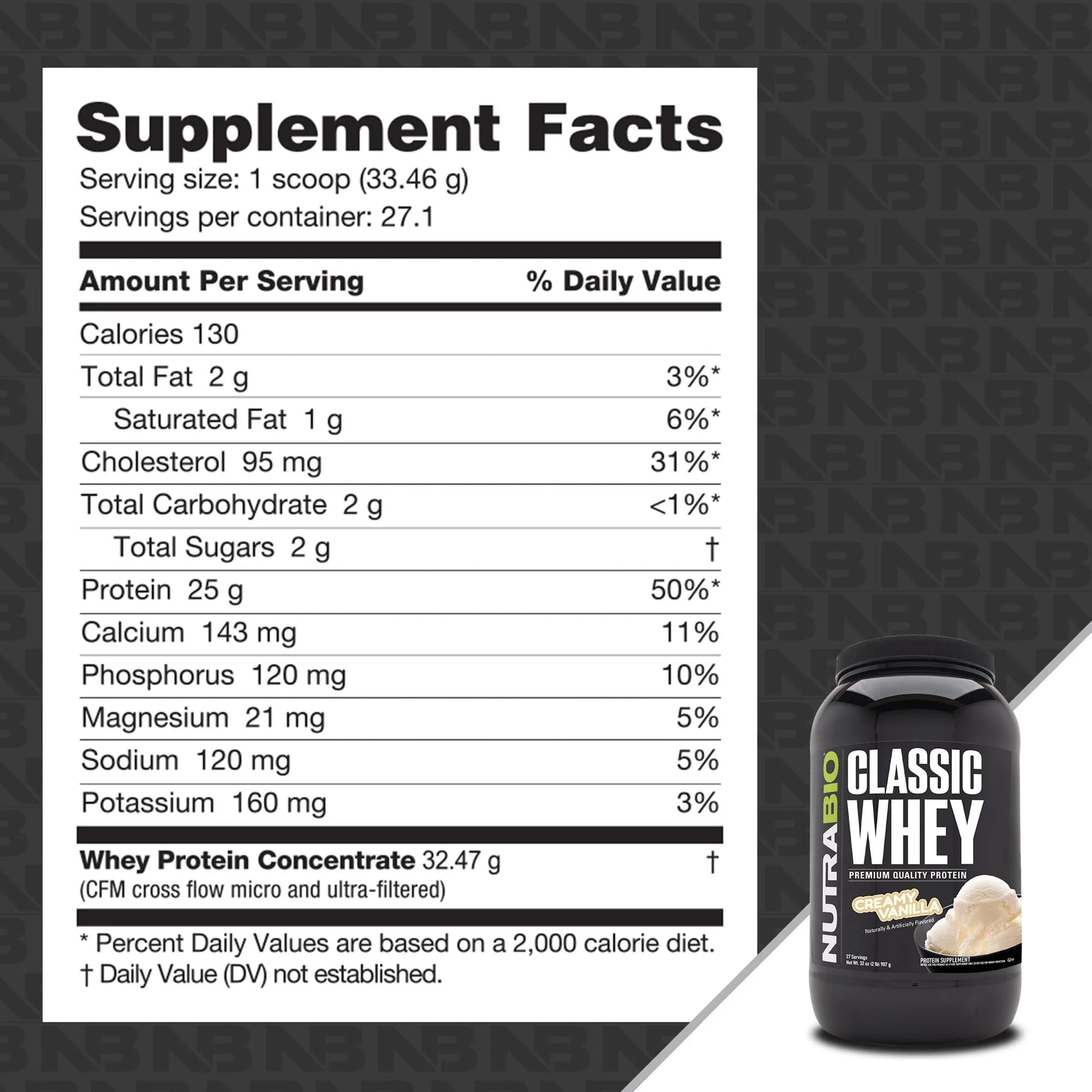 NutraBio Classic Whey Protein Powder- 25G of Protein Per Scoop - Full-Spectrum Amino NutraBio uk supplements