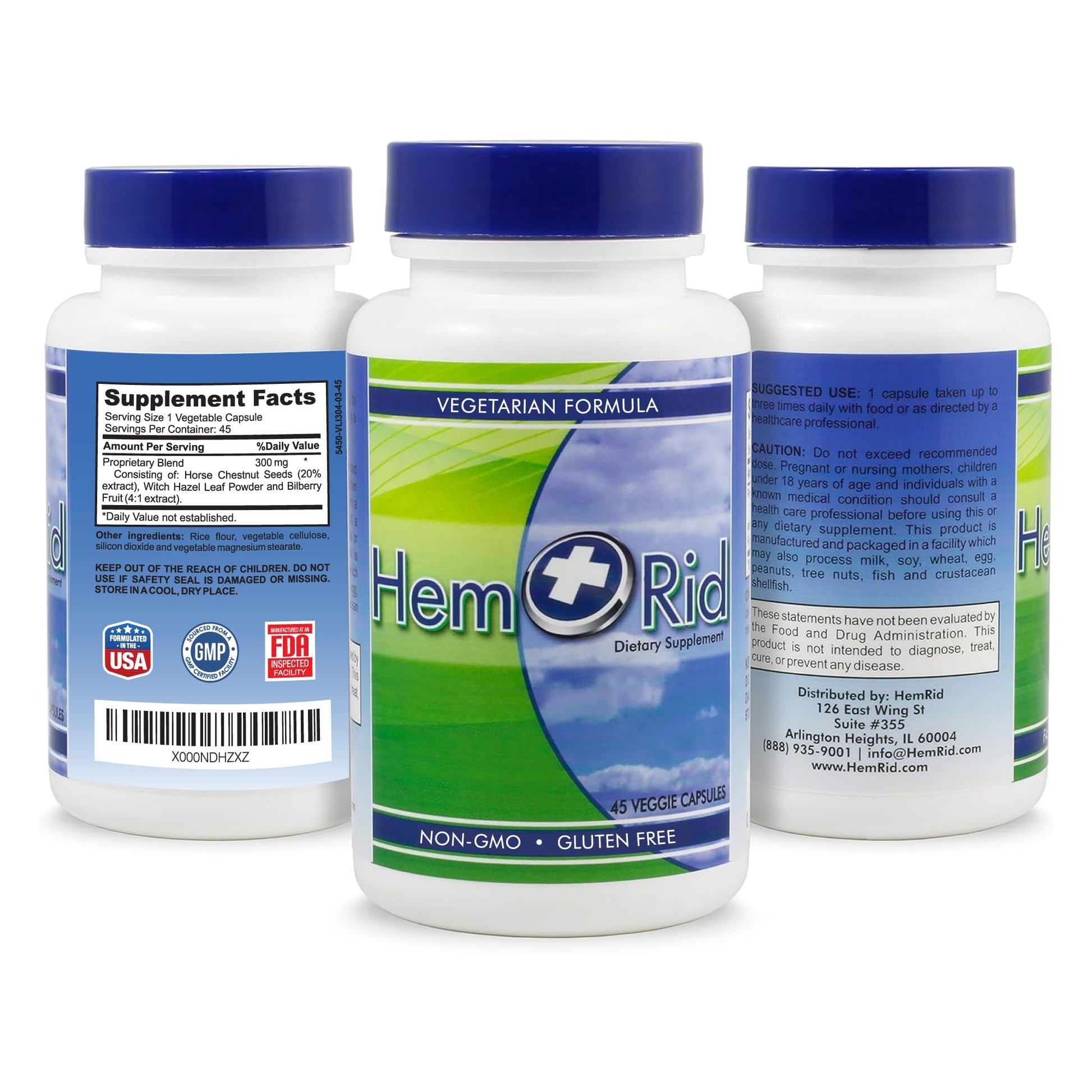 HemRid Best Hemorrhoid Supplement, Reduce Itching, Irritation, Bleeding, Burning in 2-5 Days, Clinically Tested Ingredients Provide Fast Relief in 120 Days HemRid uk supplements