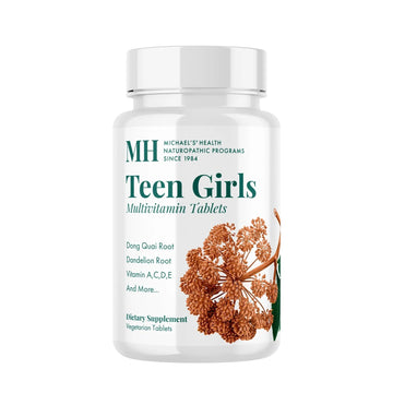 MICHAEL'S Health Naturopathic Programs Teen Girls Multivitamin - 90 Vegetarian Tablets - with B Complex Vitamins MICHAEL'S uk supplements