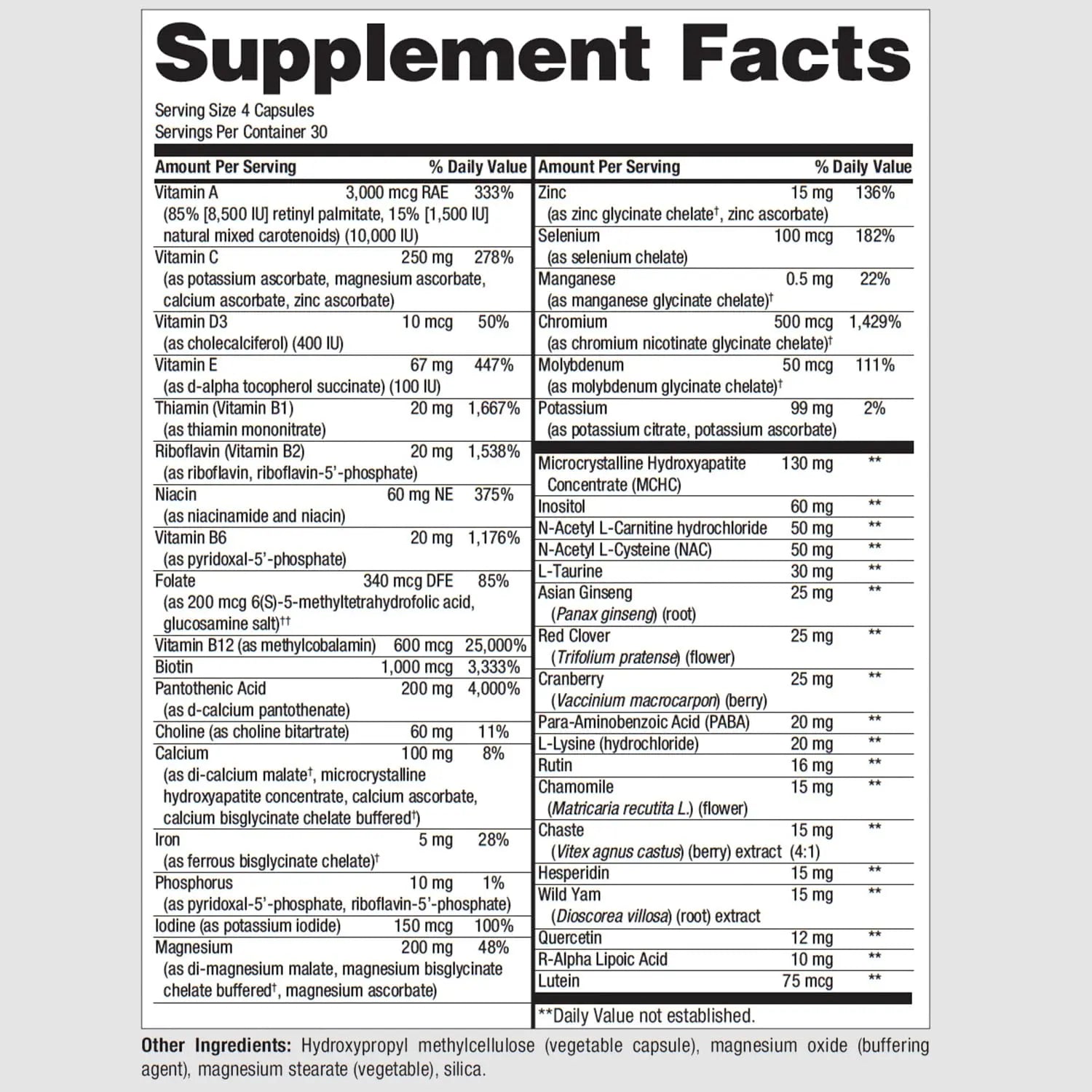 PureFormulas PureMulti for Women - Comprehensive Multivitamin for Women with Essential Nutrients and Herbal Support Womens Daily Multivitamins PureFormulas uk supplements