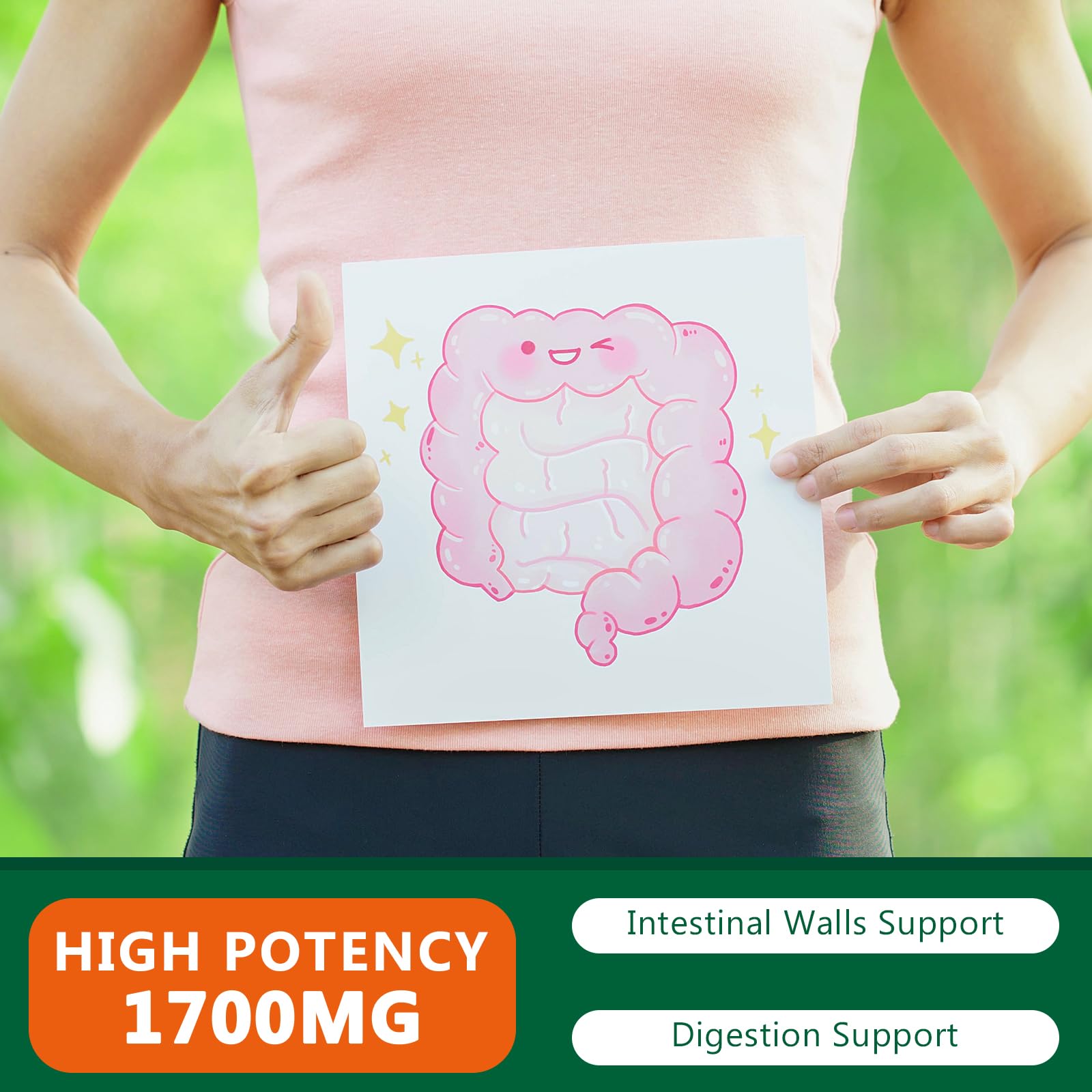 NICMIN Tributyrin Supplement - Premium Butyrate Gut Health Supplement for Leaky Gut 60 Capsules NICMIN uk supplements