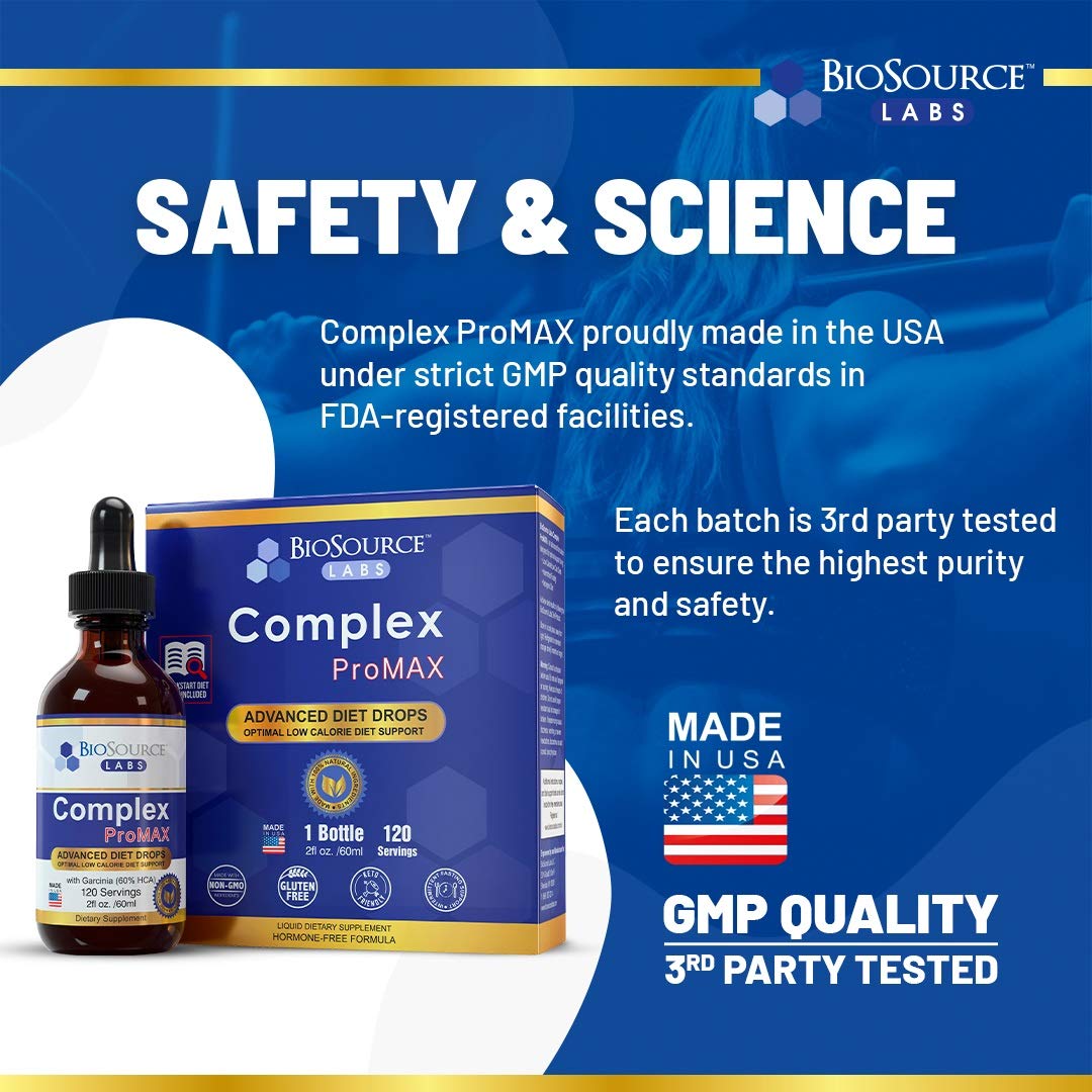 BioSource Labs Complex ProMAX Premium Diet Drops (2 x 2 oz Bottle) BioSource Labs uk supplements