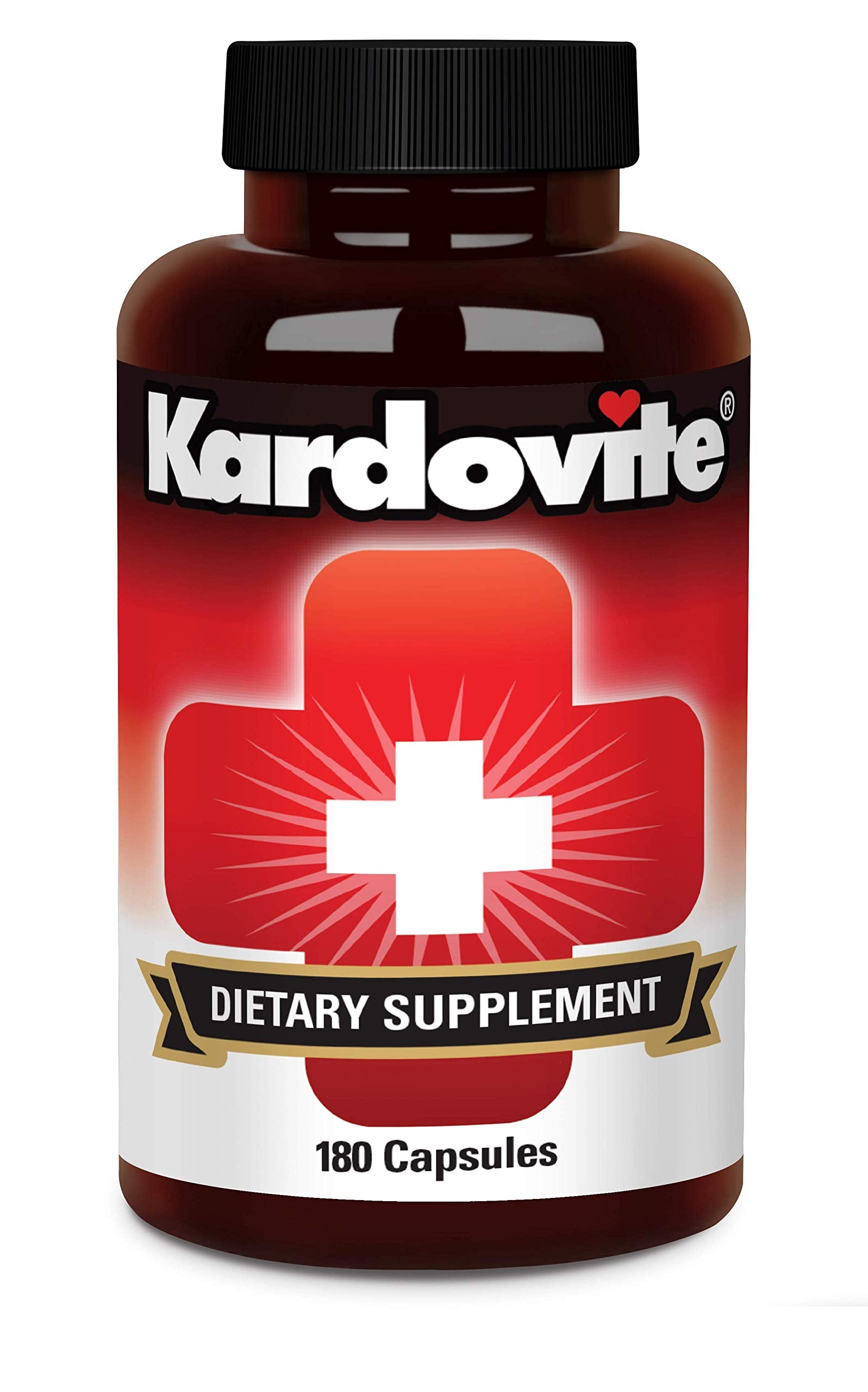 Kardovite Herbal Circulation Support Capsules 180s | Supports Circulatory Wellness with Hawthorn, Garlic, Ginkgo, Cayenne, Milk Thistle, Bilberry & Valerian | Supports Vitality & Daily Wellness Kardovite uk supplements