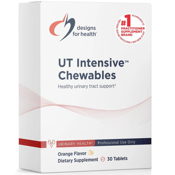 Designs for Health D-Mannose with Cranberry Chewables - UT Intensive Chews for Women + Men, Urinary Tract Support Supplement with Cranberry Extract - Natural Orange Flavor - Vegan (30 Tablets) Designs for Health uk supplements