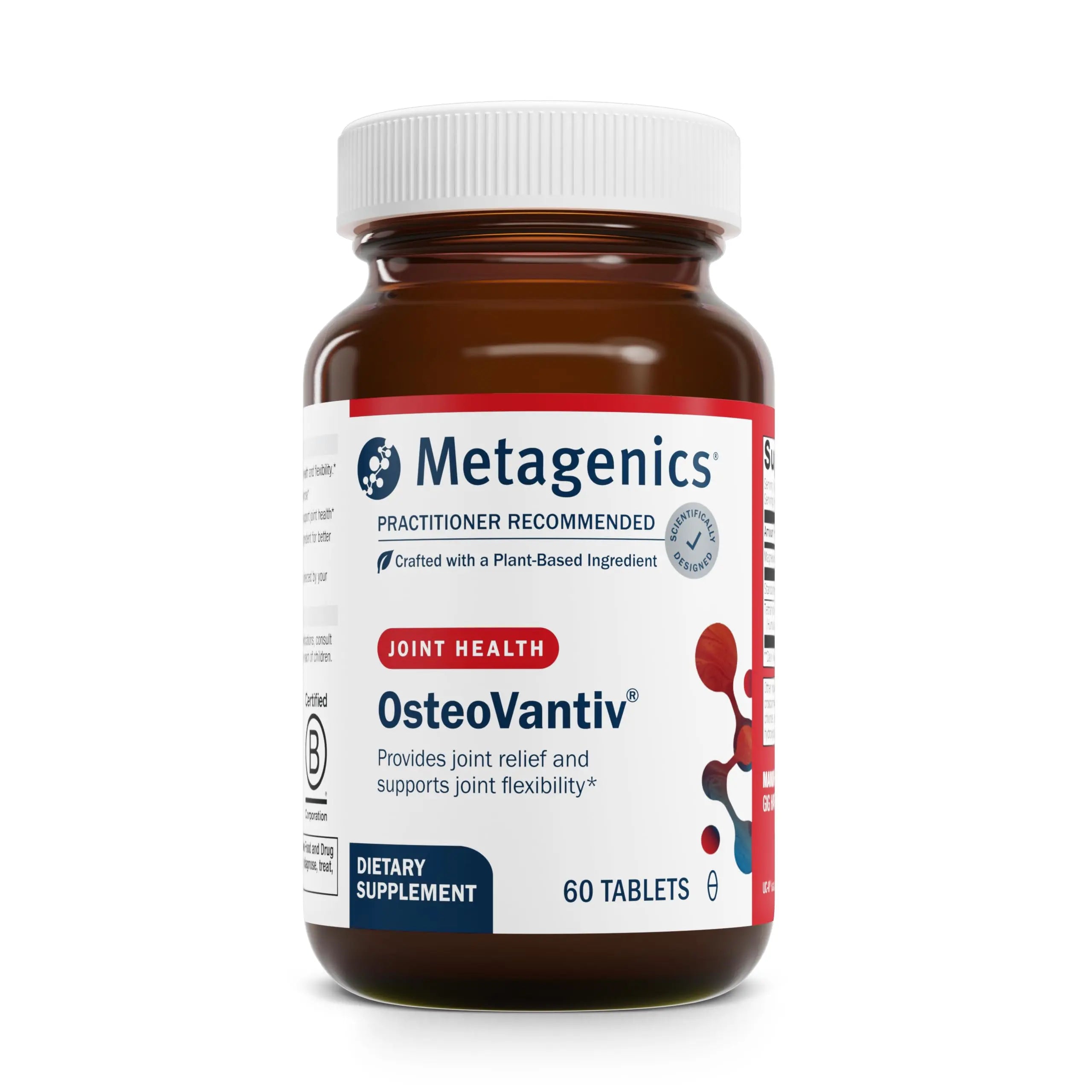 Metagenics OsteoVantiv Joint Support Supplement Helps Provide Joint Relief and Support Joint Felxibility - 60 Tablets Metagenics uk supplements