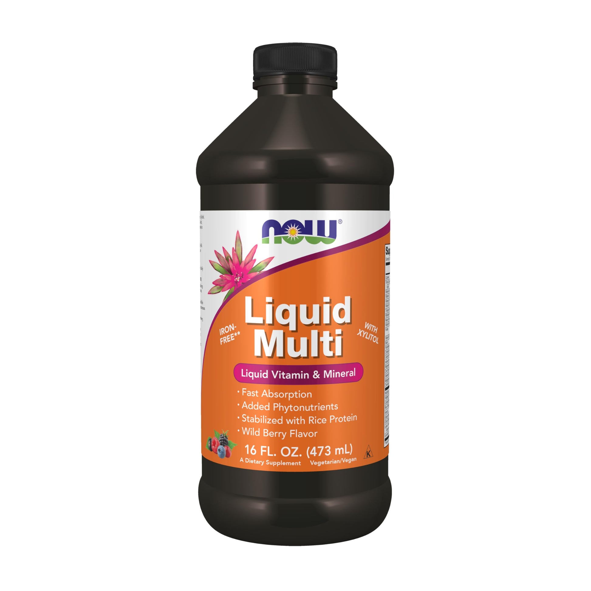 NOW Foods Supplements, Liquid Multi, Fast Absorption, Liquid Vitamin & Mineral, Wild Berry Flavor, 16-Ounce NOW Foods uk supplements