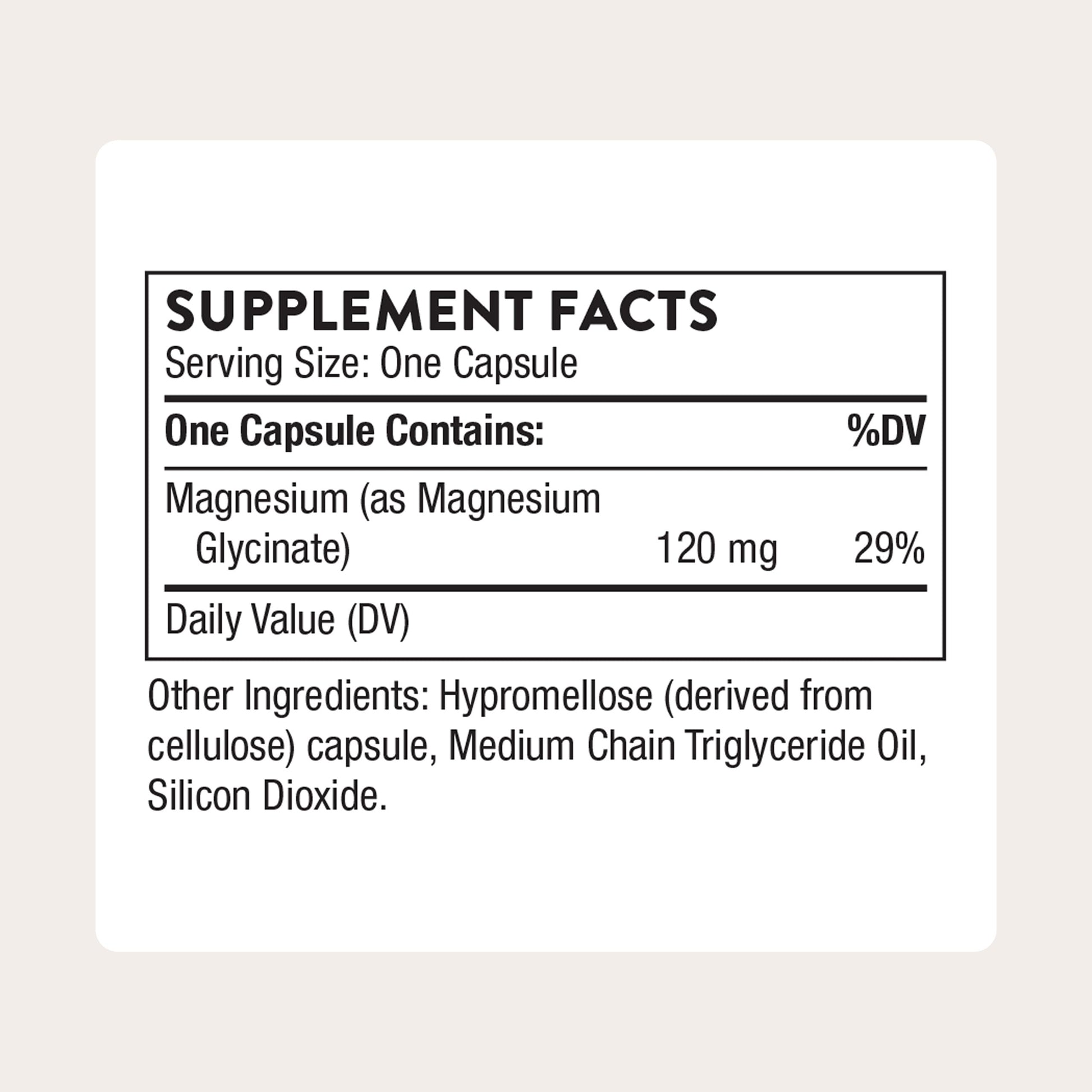 THORNE - Magnesium Glycinate - Supports Restful Sleep, Muscle Relaxation, Heart Health & Metabolism* - Chelated Magnesium Capsules - Third-Party Certified - Gluten, Dairy & Soy-Free - 90 Servings THORNE uk supplements