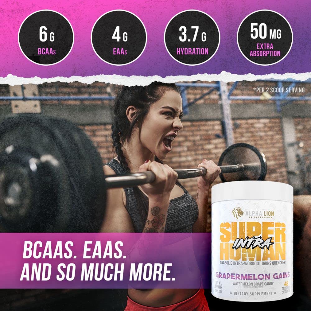 Alpha Lion Superhuman Intra Workout Powder for Men & Women, Amino Acids Drink ALPHA LION uk supplements