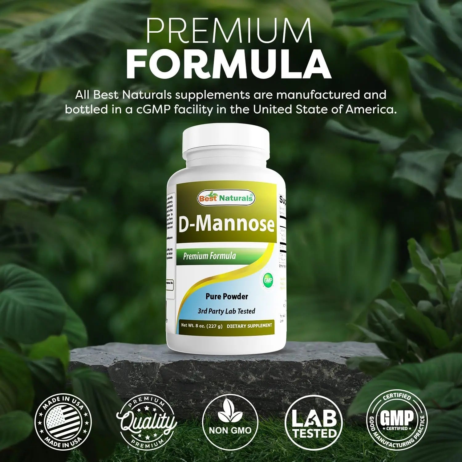 Best Naturals D-Mannose Pure Powder - Urinary Tract Cleanse Supplement - 8 OZ Best Naturals uk supplements