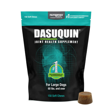 Nutramax Dasuquin for Large Dogs, Joint Health Supplement, Contains Glucosamine for Dogs, Plus Chondroitin, ASU and More, Supports Healthy Joints, Soft Chews, 150 Count Nutramax Laboratories uk supplements