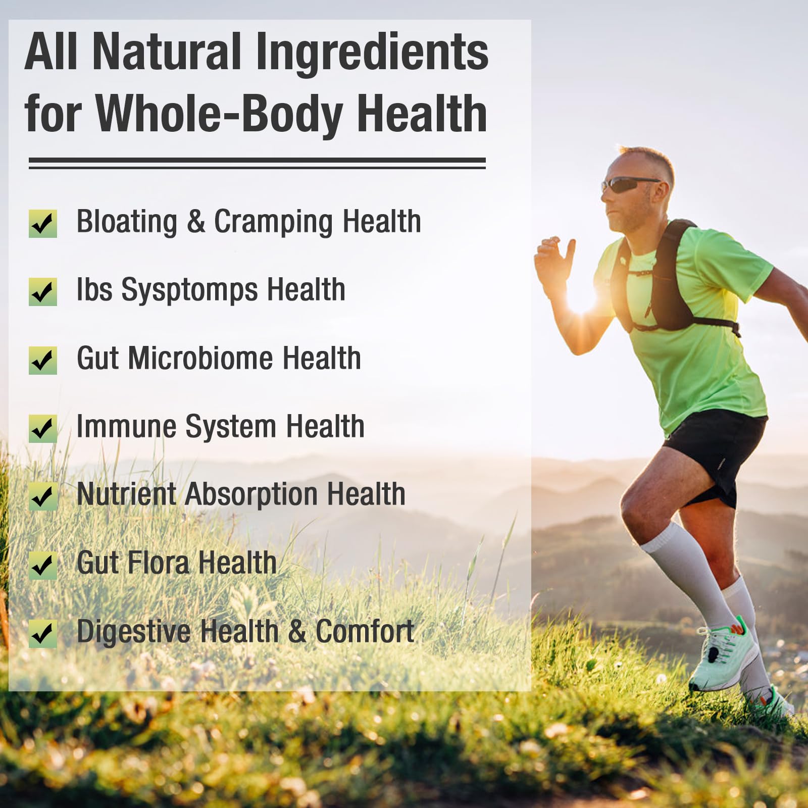 Ascuoli Probiotics for Women & Men - 300 Billion CFU, 24 Strains Probiotics + 15 Organic Herbs Blend, Daily Probiotic for Digestive Health,