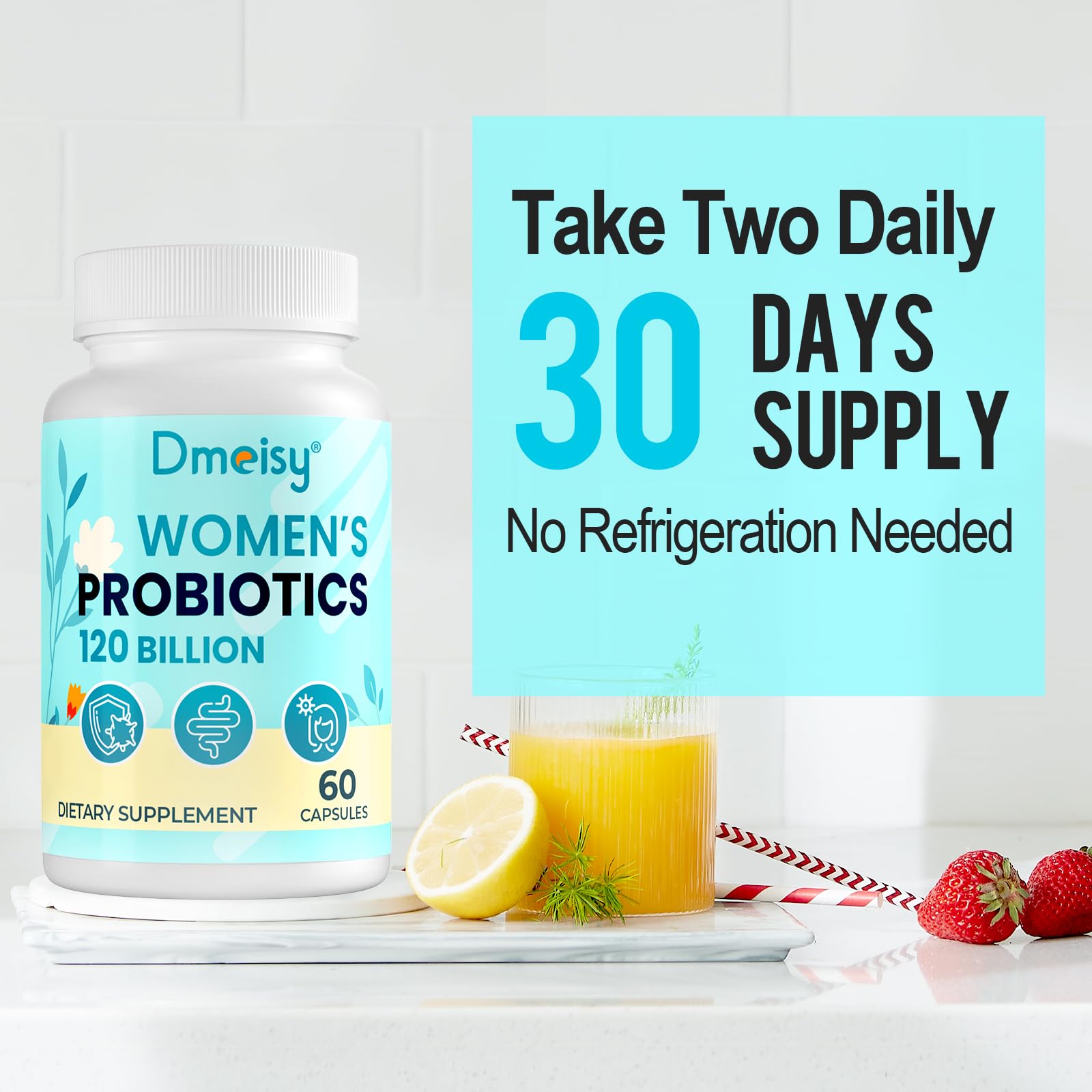 Dmeisy 120 Billion CFU Probiotic - Menopause Support Probiotics for Women, Natural Menopause Dmeisy uk supplements