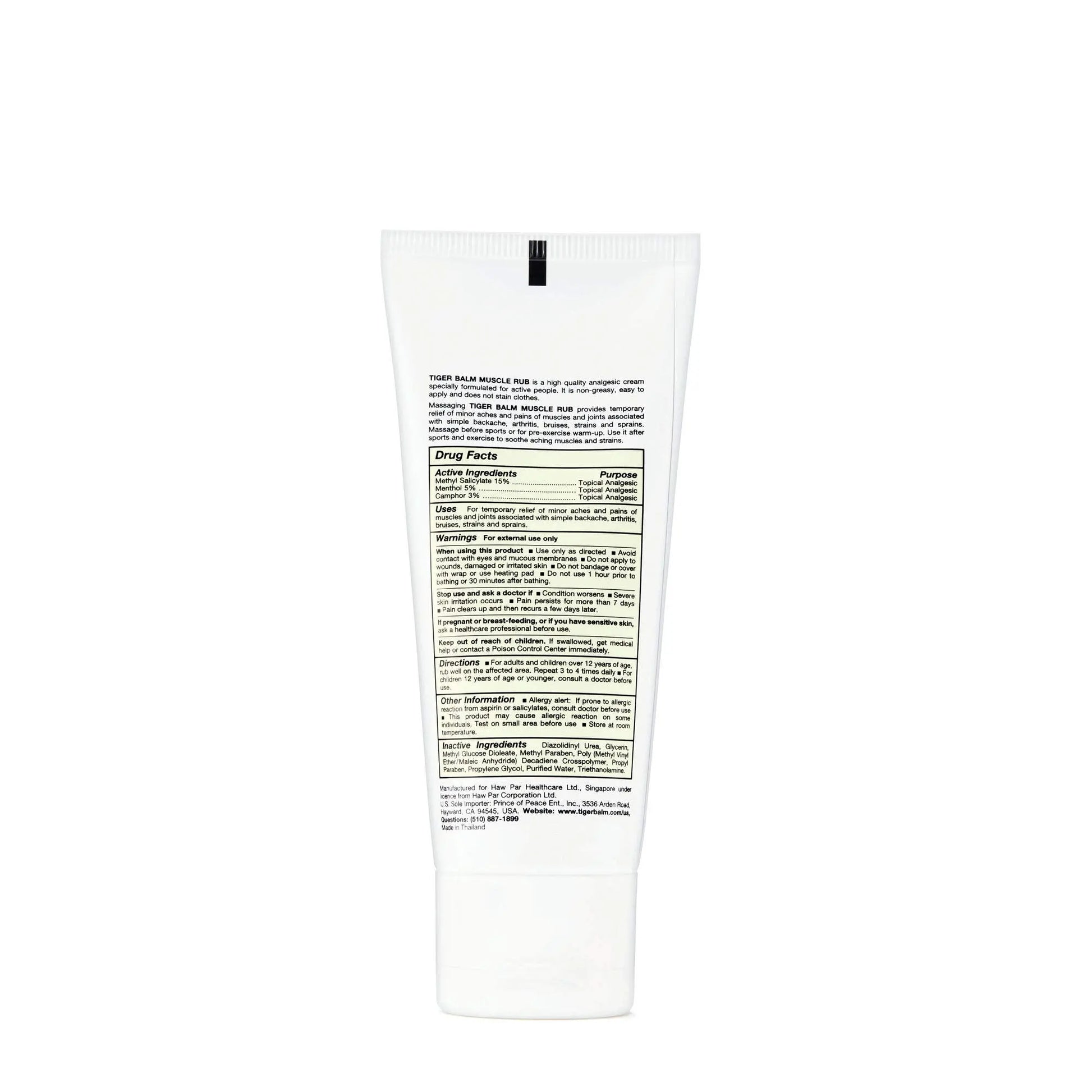 Prince of Peace Tiger Balm Muscle Rub Prince Of Peace uk supplements