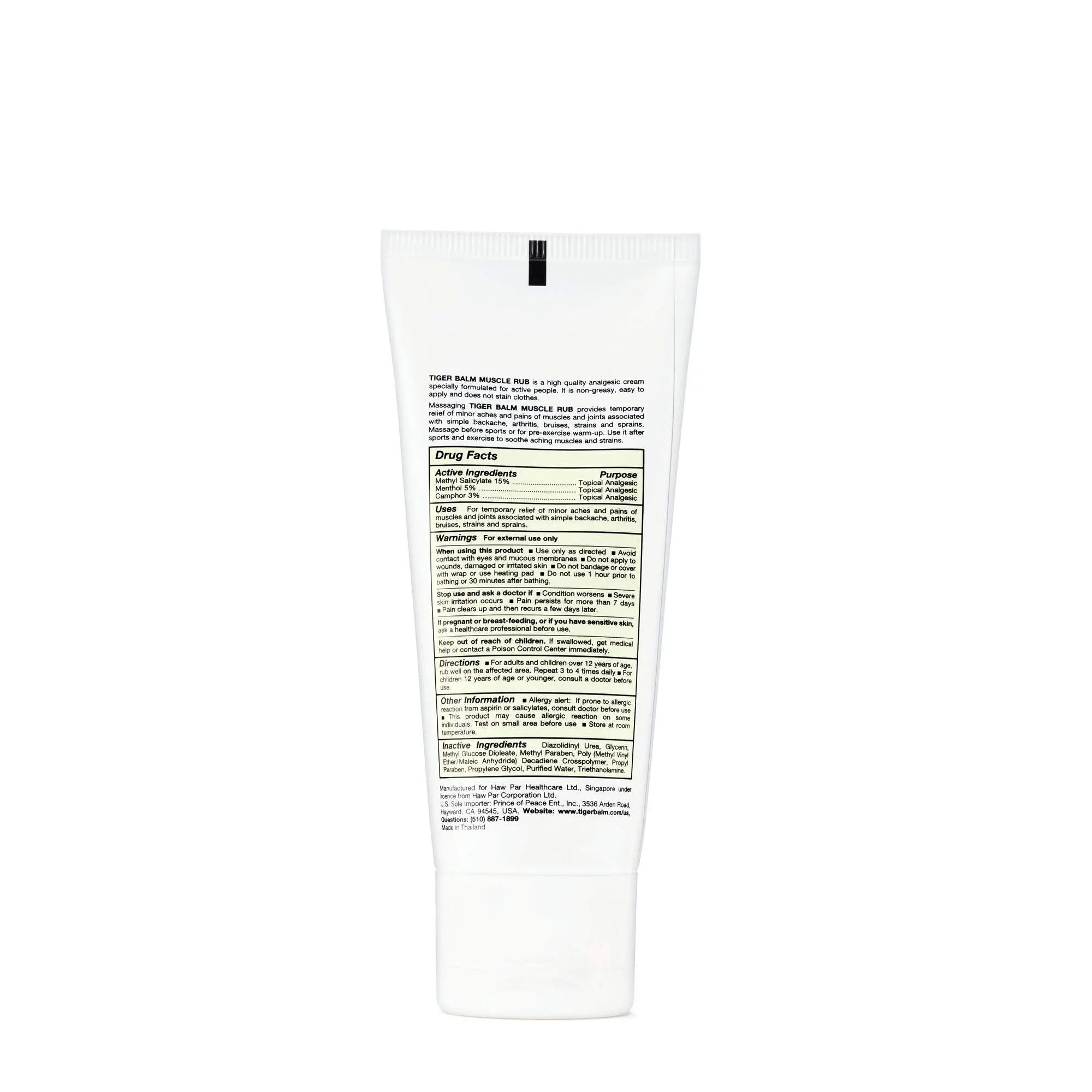 Prince of Peace Tiger Balm Muscle Rub Prince Of Peace uk supplements