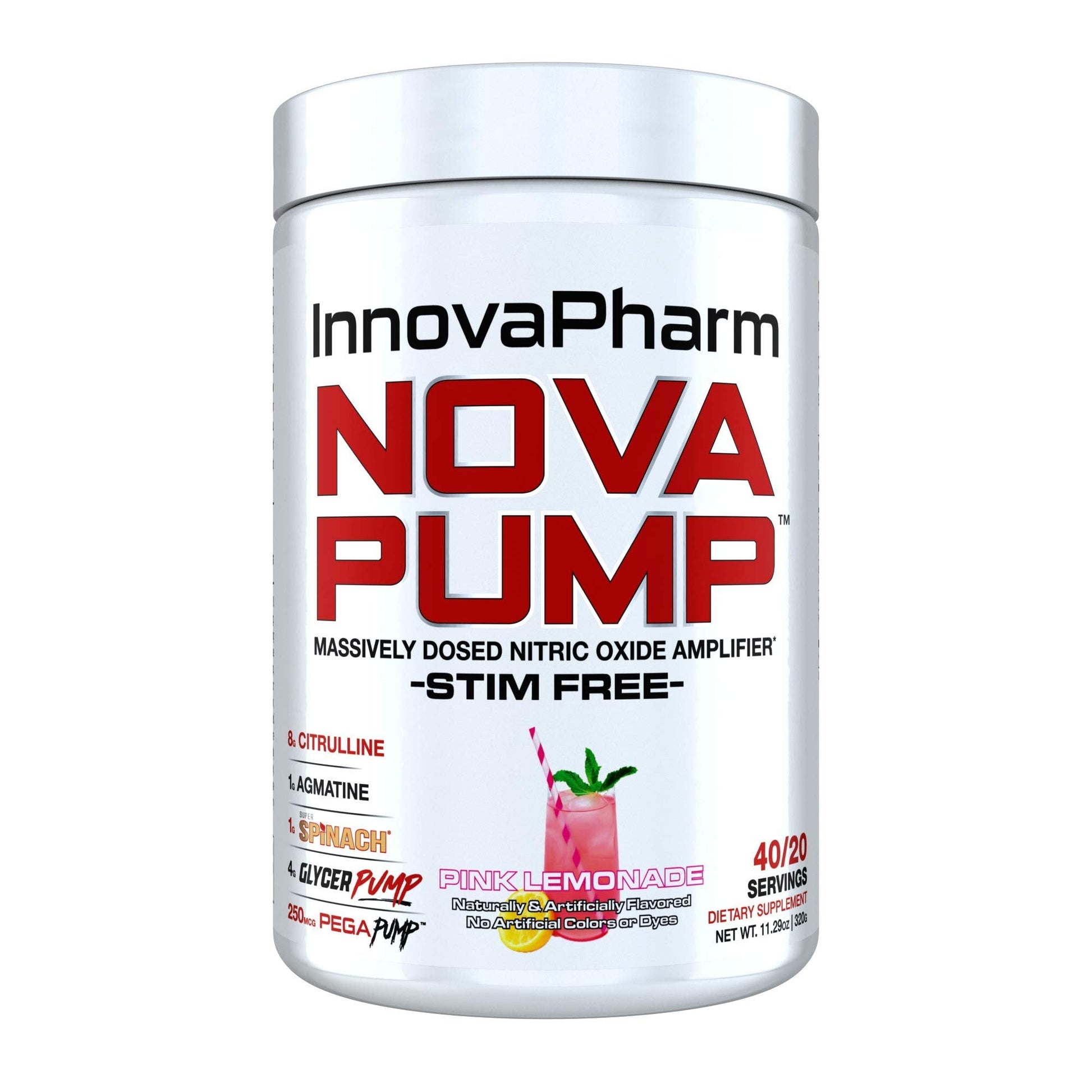 InnovaPharm NOVAPUMP (Pink Lemonade) - 11.2 Ounces InnovaPharm uk supplements