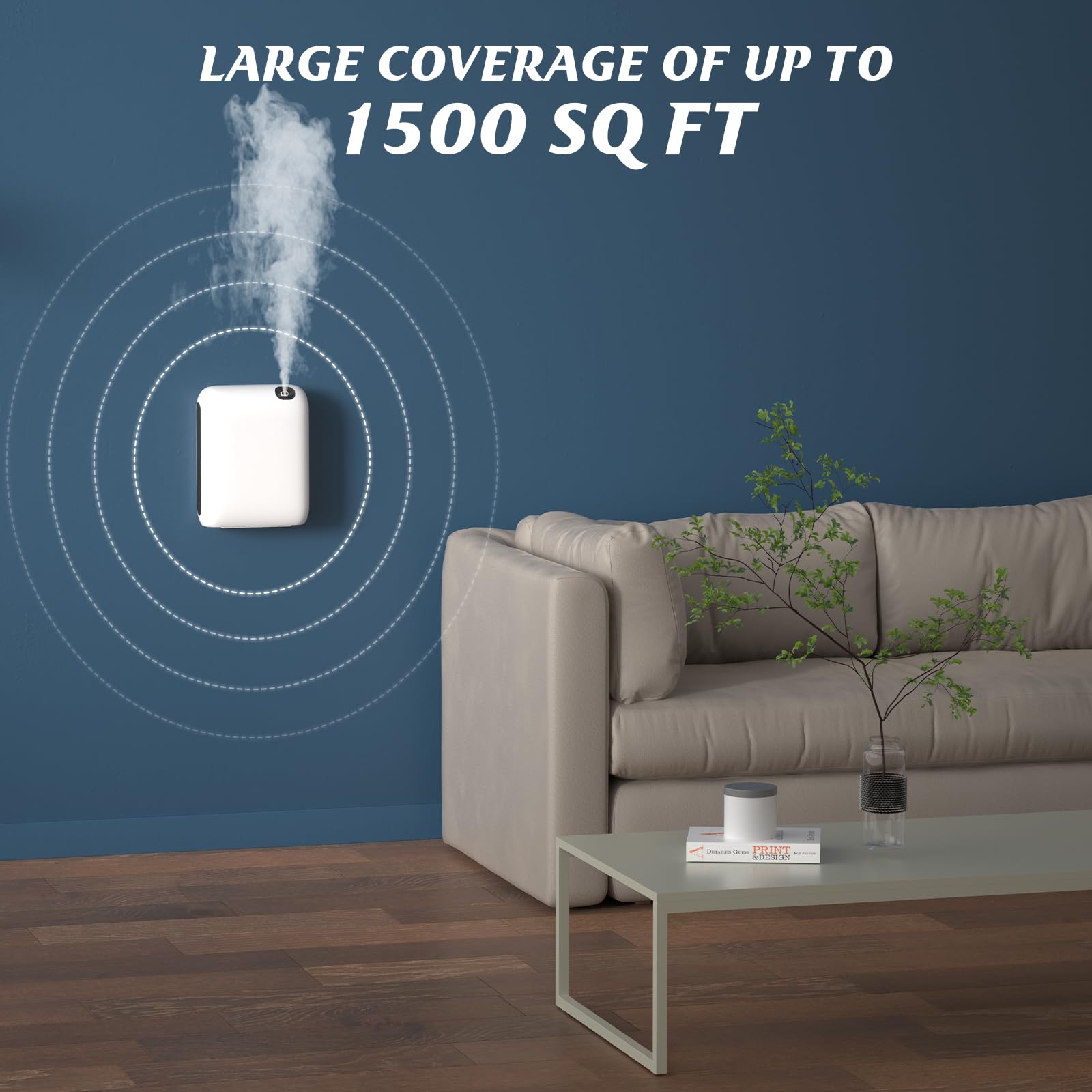 Barthelemy Scent Air Machine for Home, 1500 Sq. Ft Coverage Waterless Essential Oil Diffuser Barthelemy uk supplements