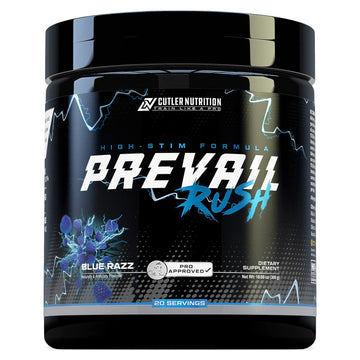 Cutler Nutrition High Stim Pre Workout Powder Prevail Rush Preworkout for Men & Women Cutler Nutrition uk supplements