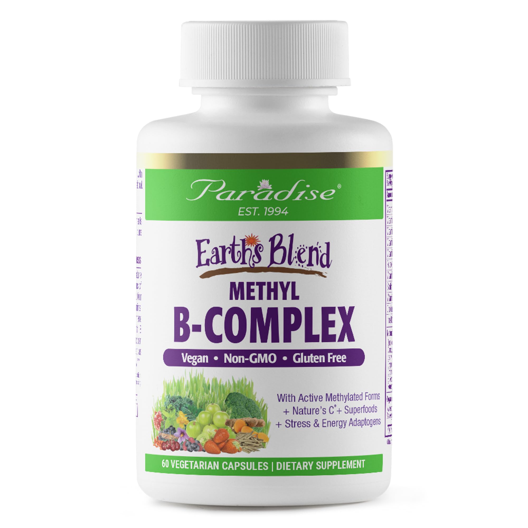 Paradise Herbs Earth's Blend Once Daily Multivitamin & B-Complex Bundle Paradise Herbs uk supplements