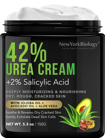 New York Biology 42% Urea Cream with 2% Salicylic Acid - Moisturizing Urea Foot Cream NEW YORK BIOLOGY THE ULTIMATE COSMECEUTICALS uk supplements