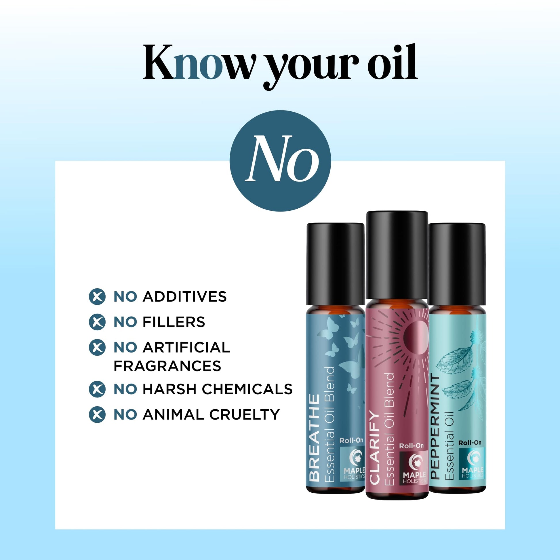 Headache Roll on Essential Oils - Aromatherapy Essential Oils Sets Variety Pack with Peppermint Clarify Maple Holistics uk supplements