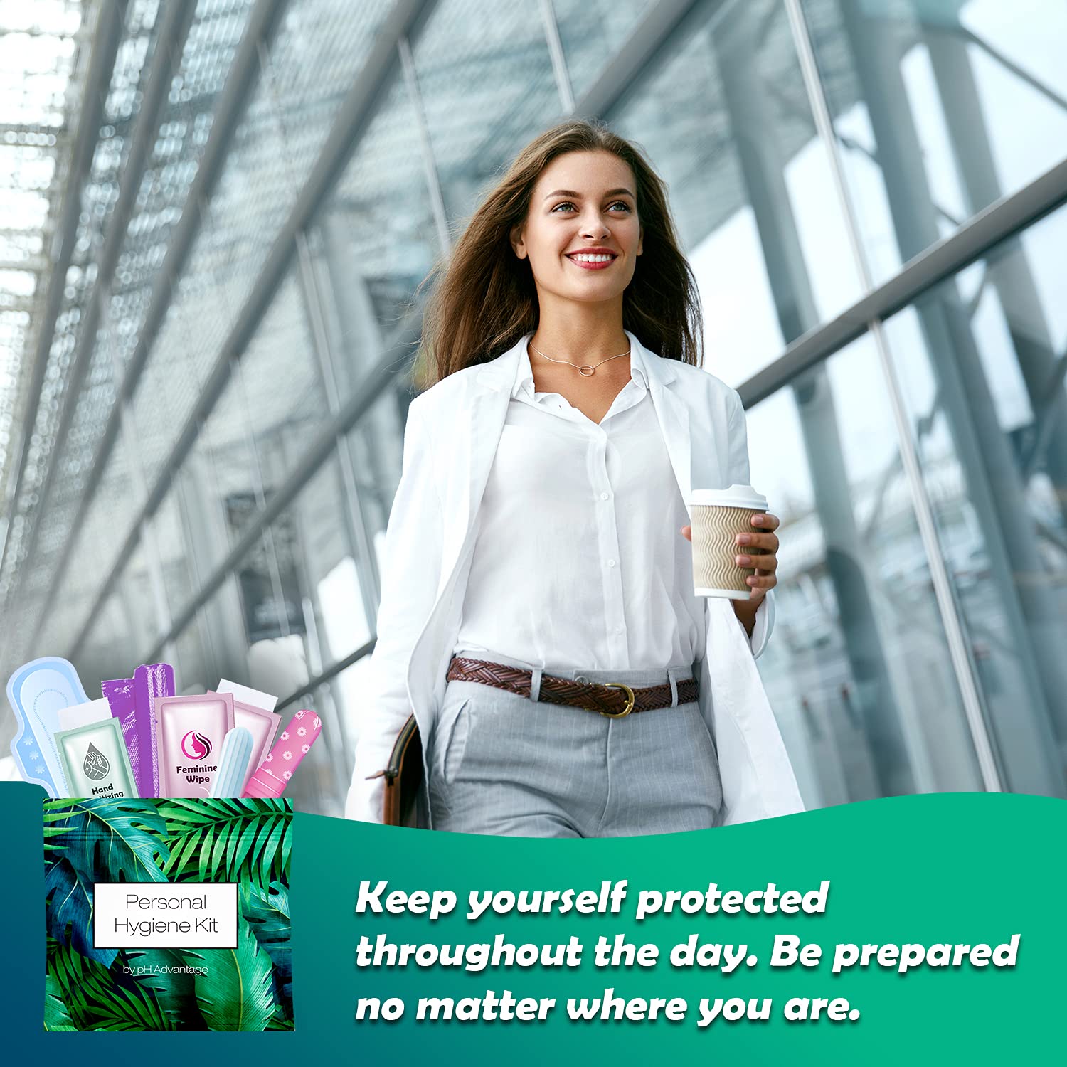 Menstrual Kit All-in-One | Convenience on The Go | Single Period Kit Pack for Travelling, Tweens pH Advantage uk supplements
