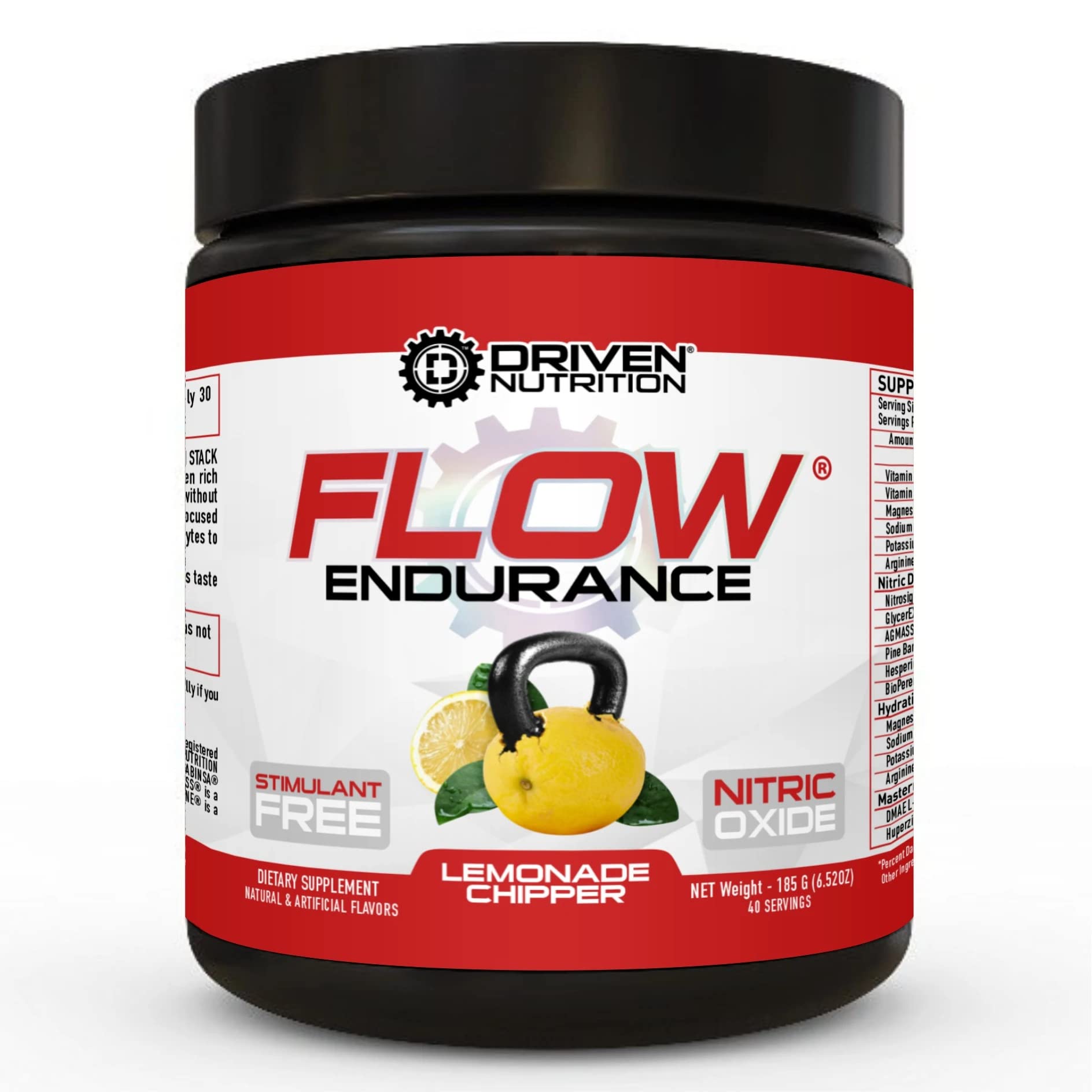 Driven Nutrition Flow - Cognitive Nitric Oxide Nootropic - Endurance & Energy - Increase Driven Nutrition uk supplements