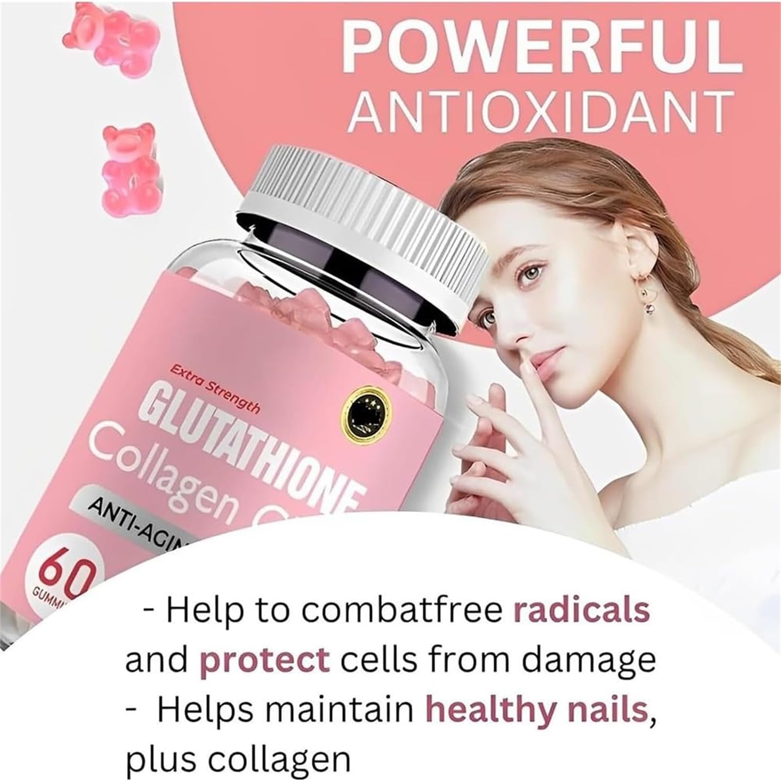 Caduola Glutathione Collagen Glow Gummies, Glutathione Collagen Glow Gummies Caduola uk supplements