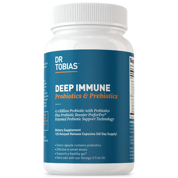 Dr. Tobias Deep Immune Probiotics & Prebiotics, 4.4 Billion CFU Probiotics for Women Dr. Tobias uk supplements