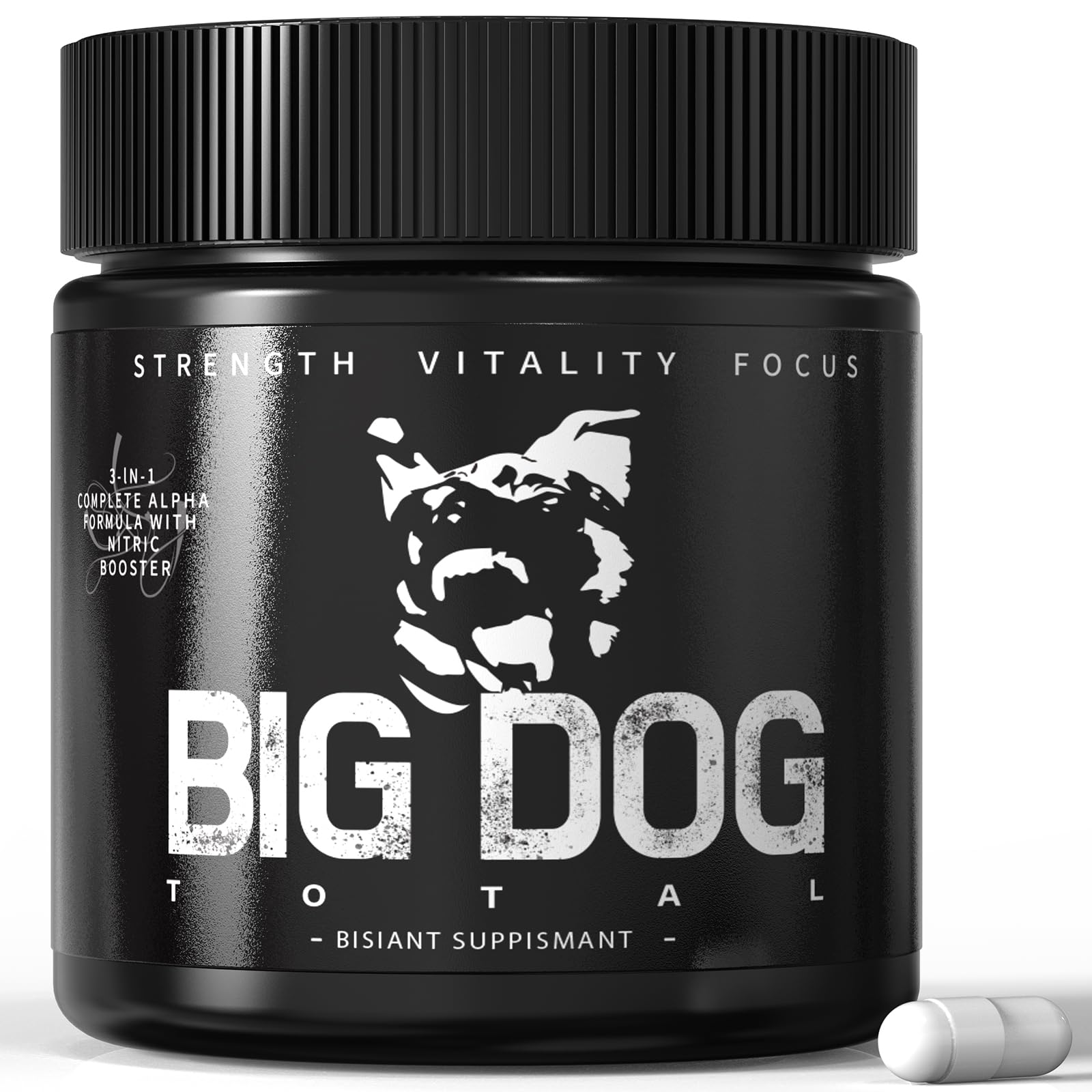 Big Dog Total Male 3-in-1 Total Alpha Blend Men’s Must-Have, Non-GMO - Natural Energy & Endurance Support, 60 Count (Big Dog Total - 1Pcs) FMRFMR uk supplements