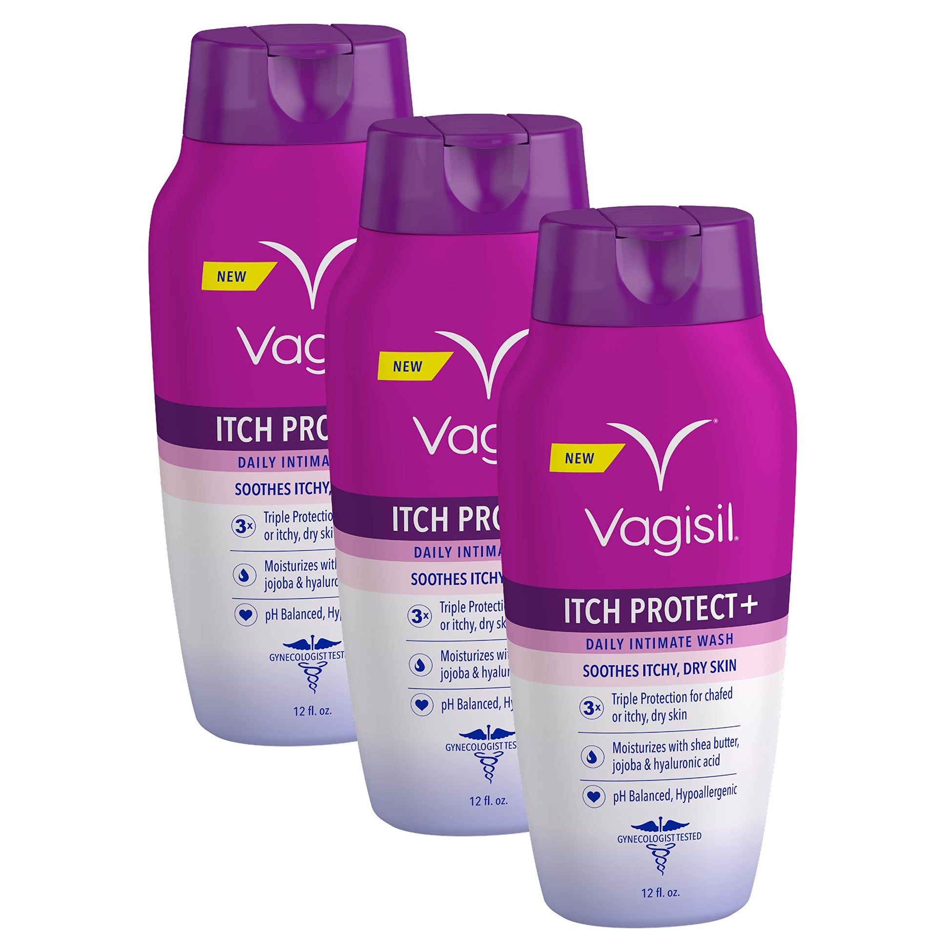 Vagisil Feminine Wash for Intimate Area Hygiene and Itchy, Dry Skin, Itch Protect+ Crème Wash Vagisil uk supplements