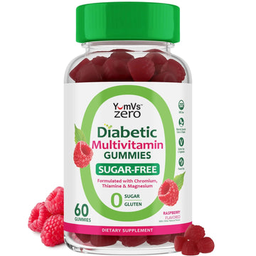 YUM-V'S Multivitamin for Women & Men – Sugar Free Multivitamin Gummies – Zero Sugar Gummy with Chromium, Thiamine & Magnesium YUM-V'S uk supplements