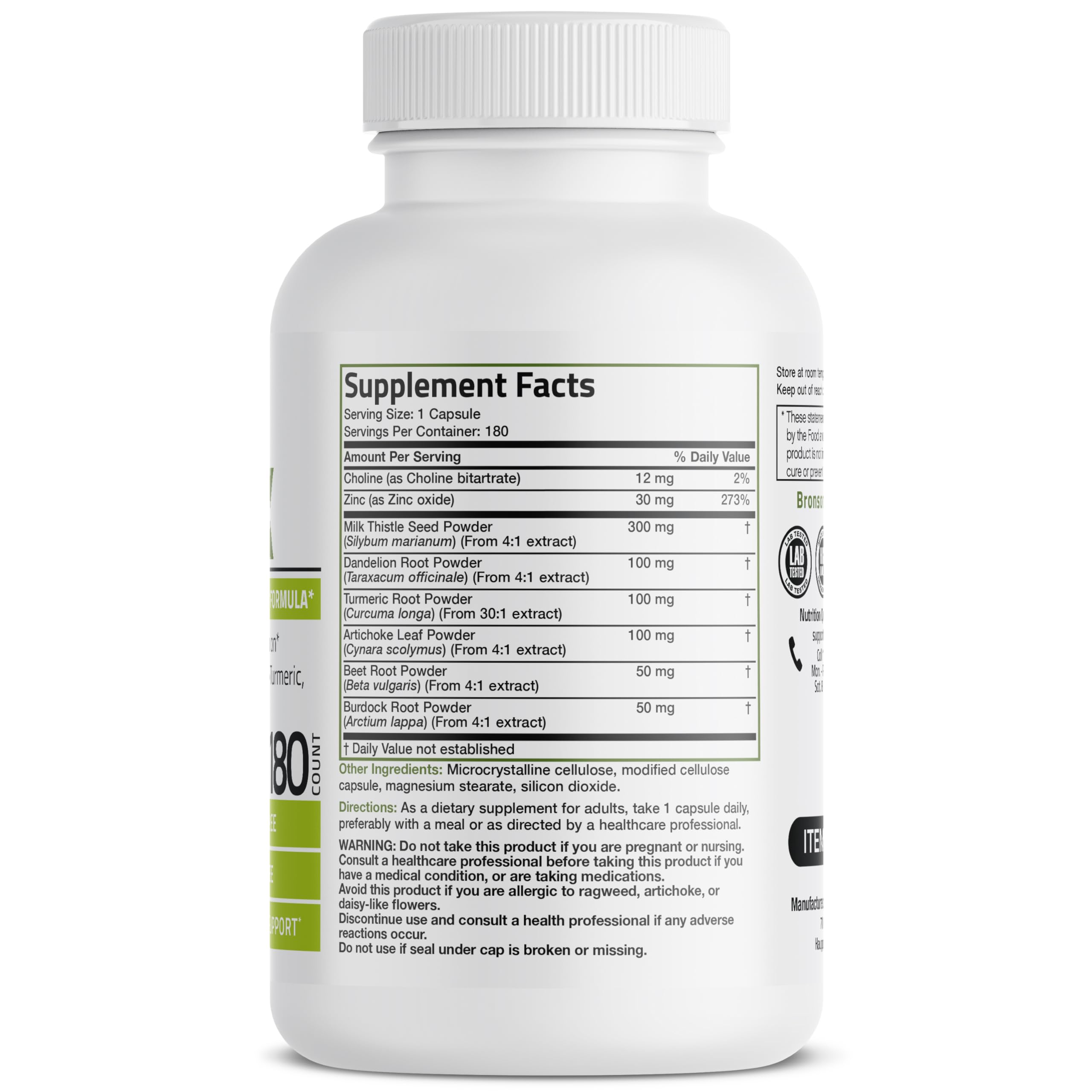 Bronson Liver Detox Advanced Detox & Cleansing Formula Supports Health Liver Function Bronson uk supplements