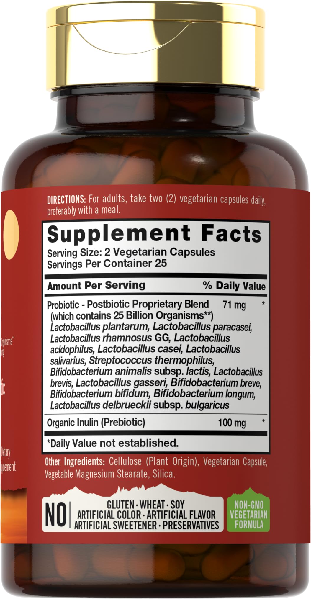 Carlyle Prebiotic, Probiotic & Postbiotic | 25 Billion CFU | 60 Powder Pills | Men and Women Carlyle uk supplements