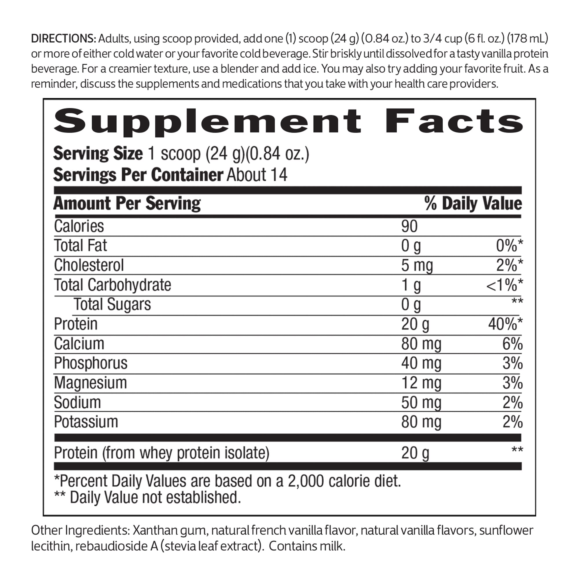 Biochem 100% Whey Sugar-Free Vanilla 20g, 11.8oz, Certified Vegetarian, Certified Gluten Biochem uk supplements