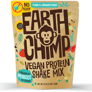 EarthChimp Organic Vegan Protein Powder - with Probiotics - Non GMO, Dairy Free EarthChimp uk supplements